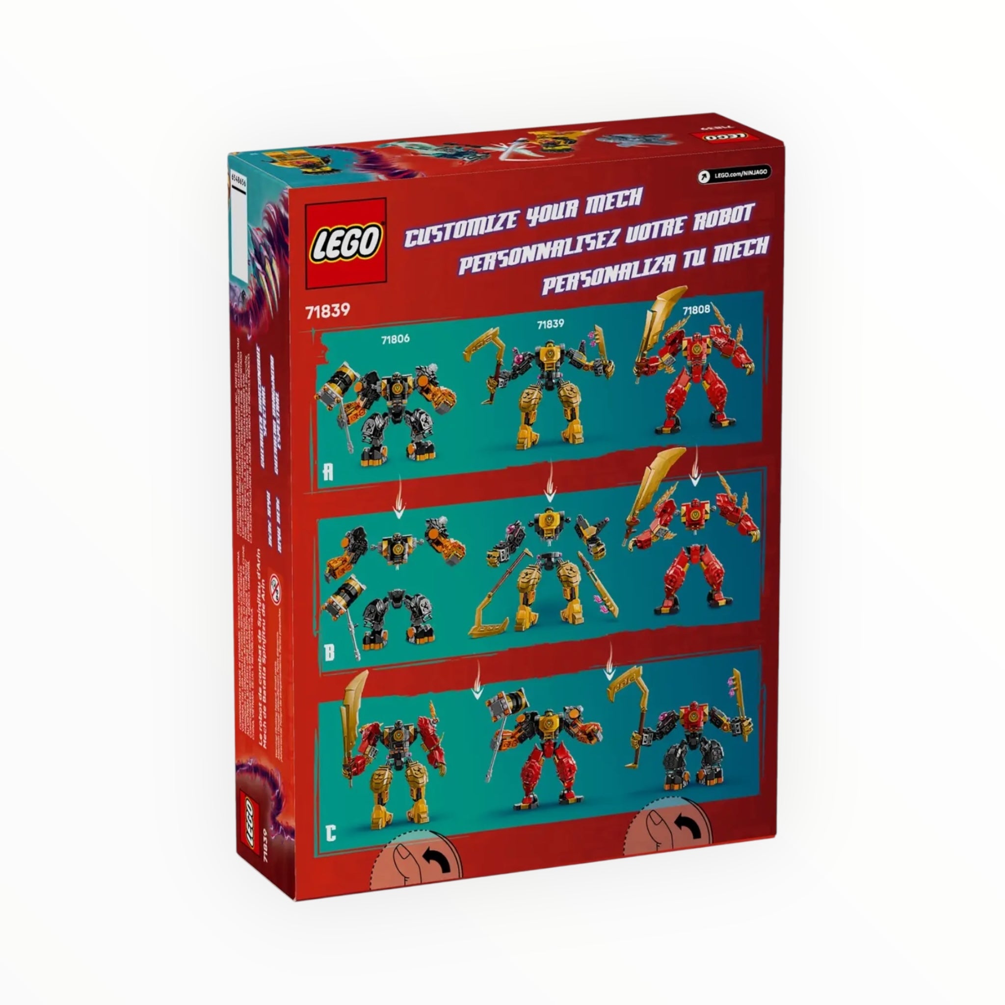 71839 Ninjago Arin’s Spinjitzu Battle Mech