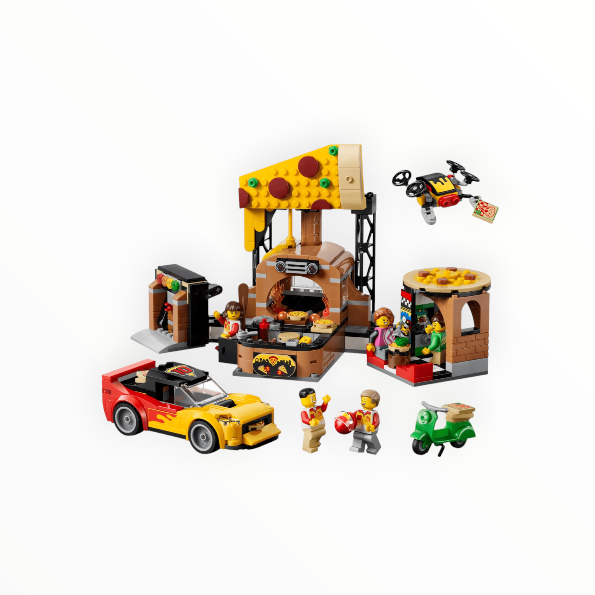 60496 City Pizza Delivery Experience with Vehicles
