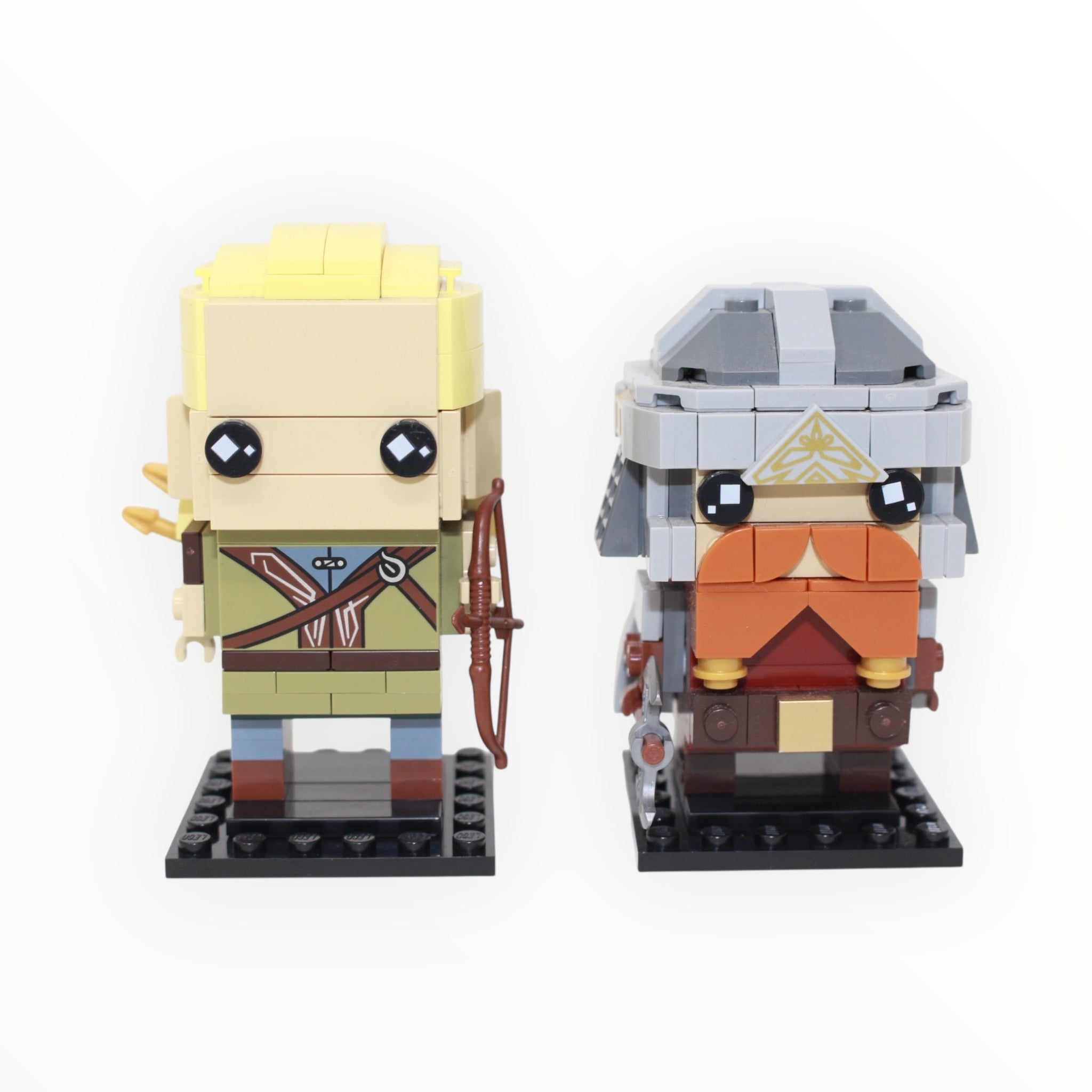 Used Set 40751 BrickHeadz The Lord of the Rings Legolas & Gimli