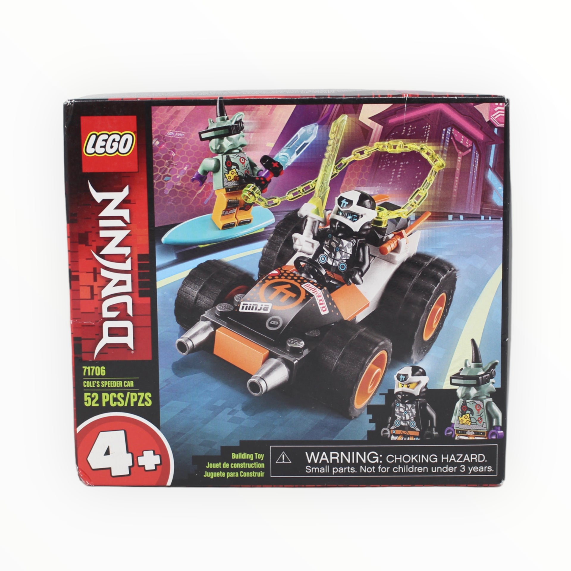 Retired Set 71706 Ninjago Cole's Speeder Car