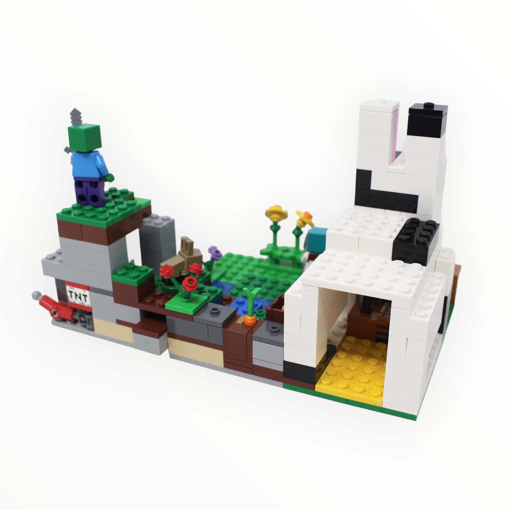 Used Set 21181 Minecraft The Rabbit Ranch