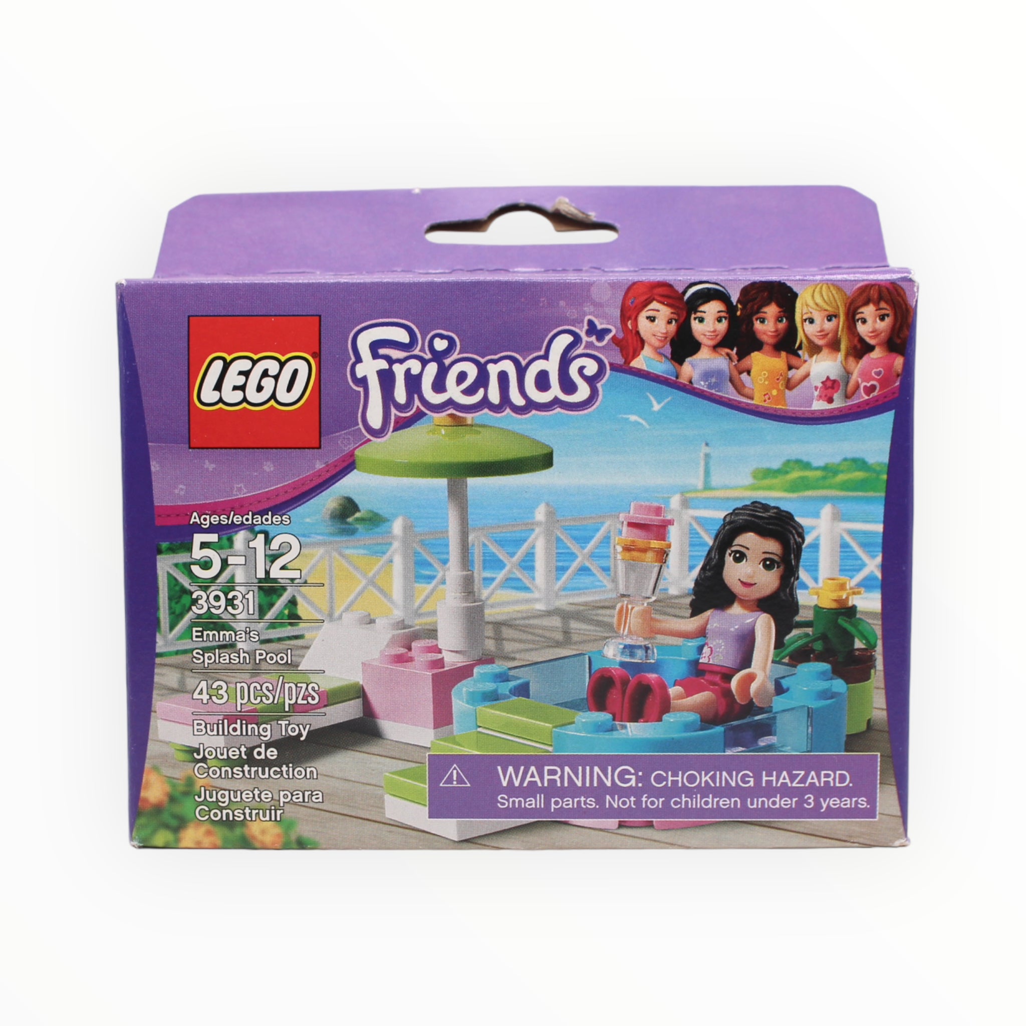Retired Set 3931 Friends Emma’s Splash Pool