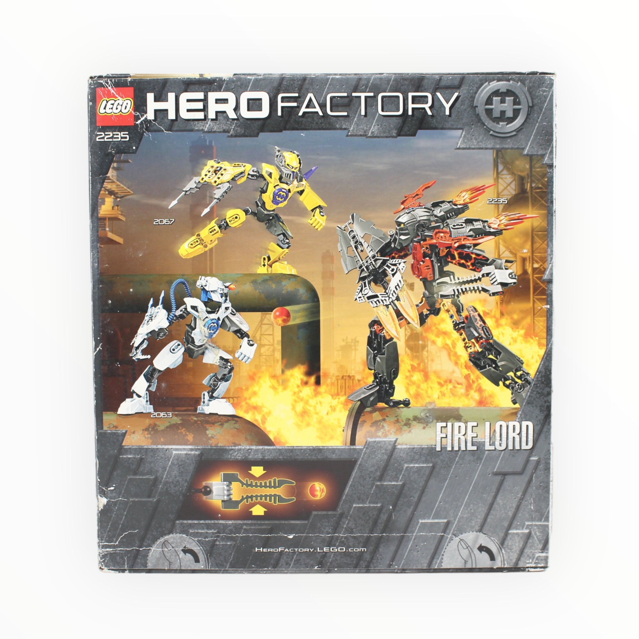 Retired Set 2235 Hero Factory Fire Lord