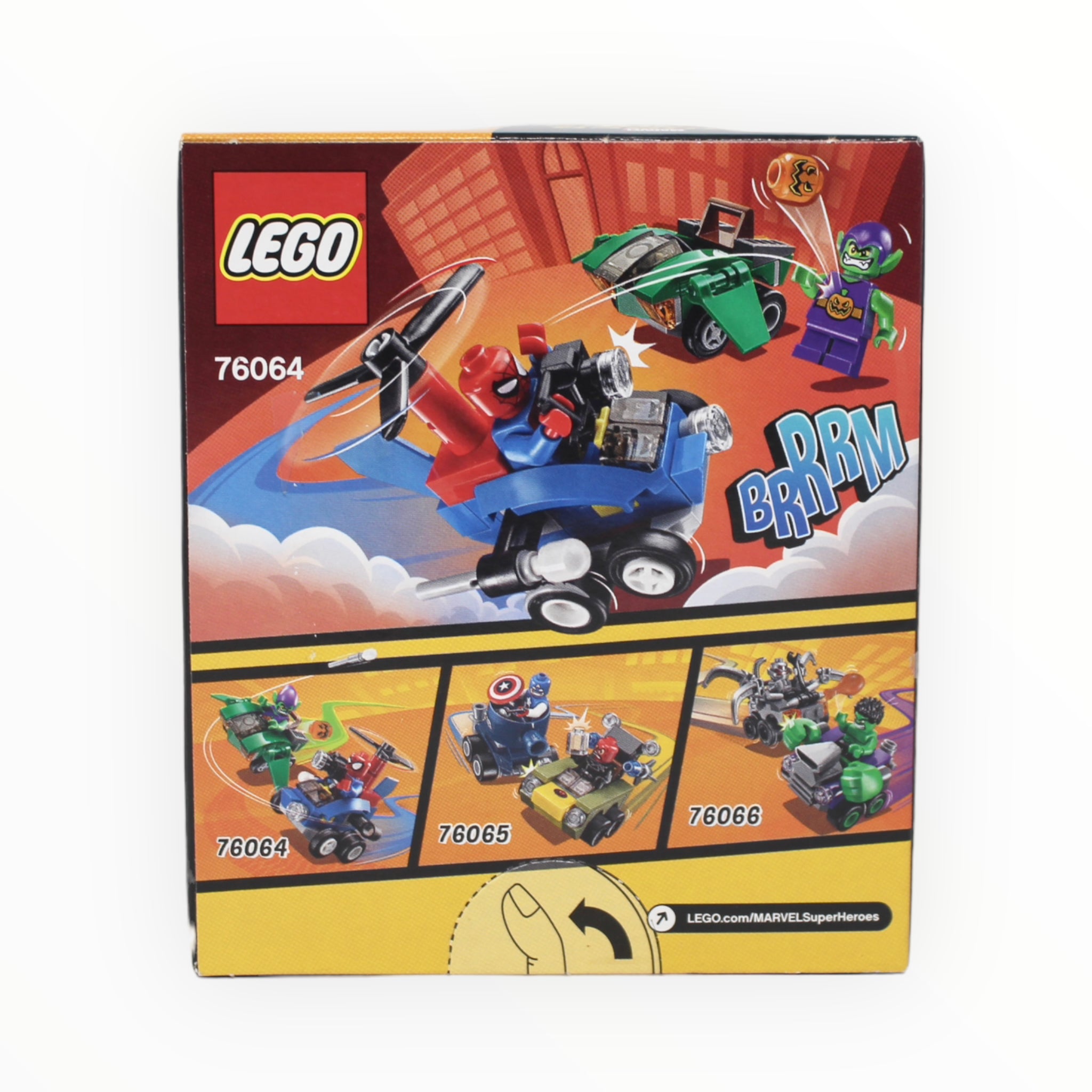 Retired Set 76064 Marvel Super Heroes Mighty Micros: Spider-Man vs. Green Goblin