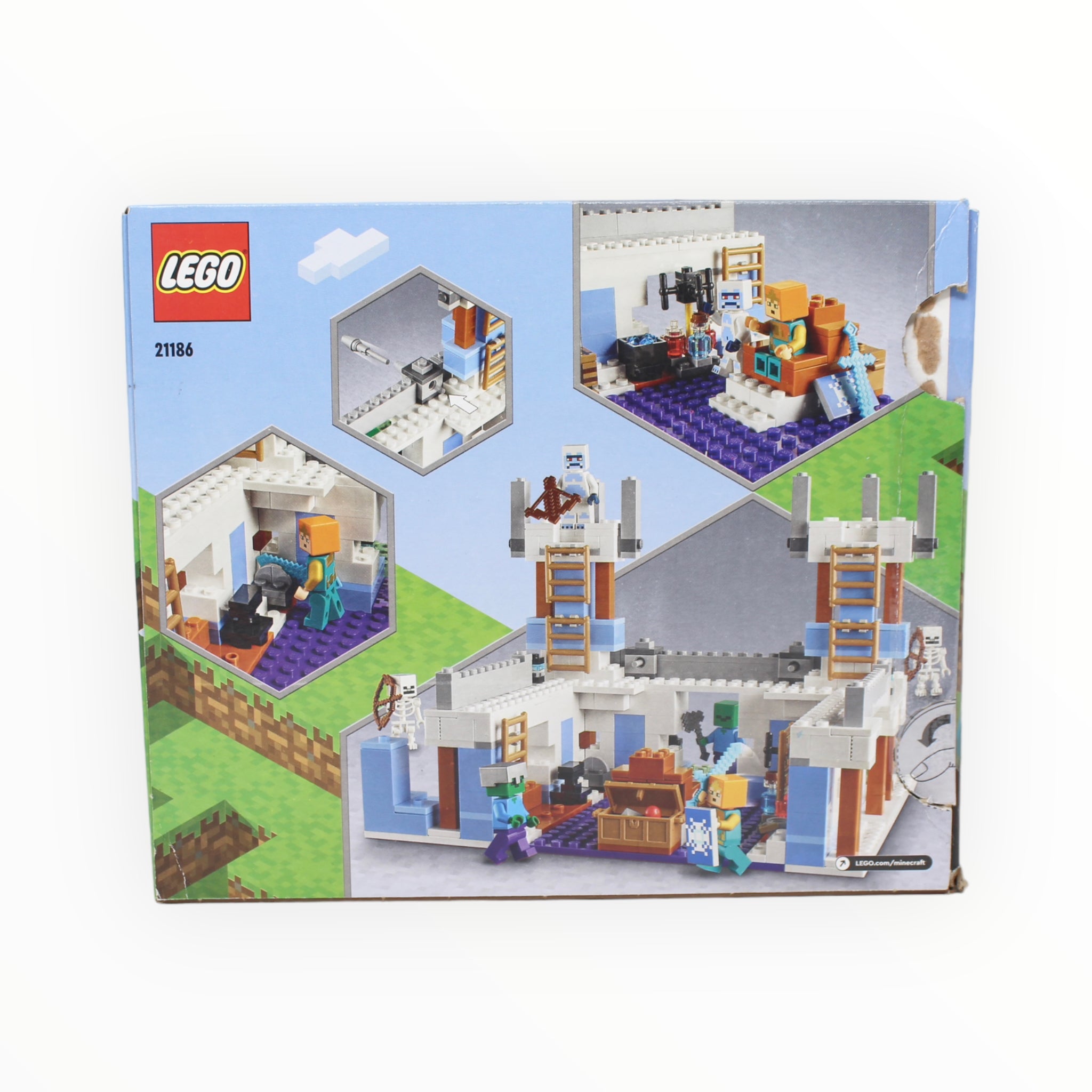 Certified Used Set 21186 Minecraft The Ice Castle