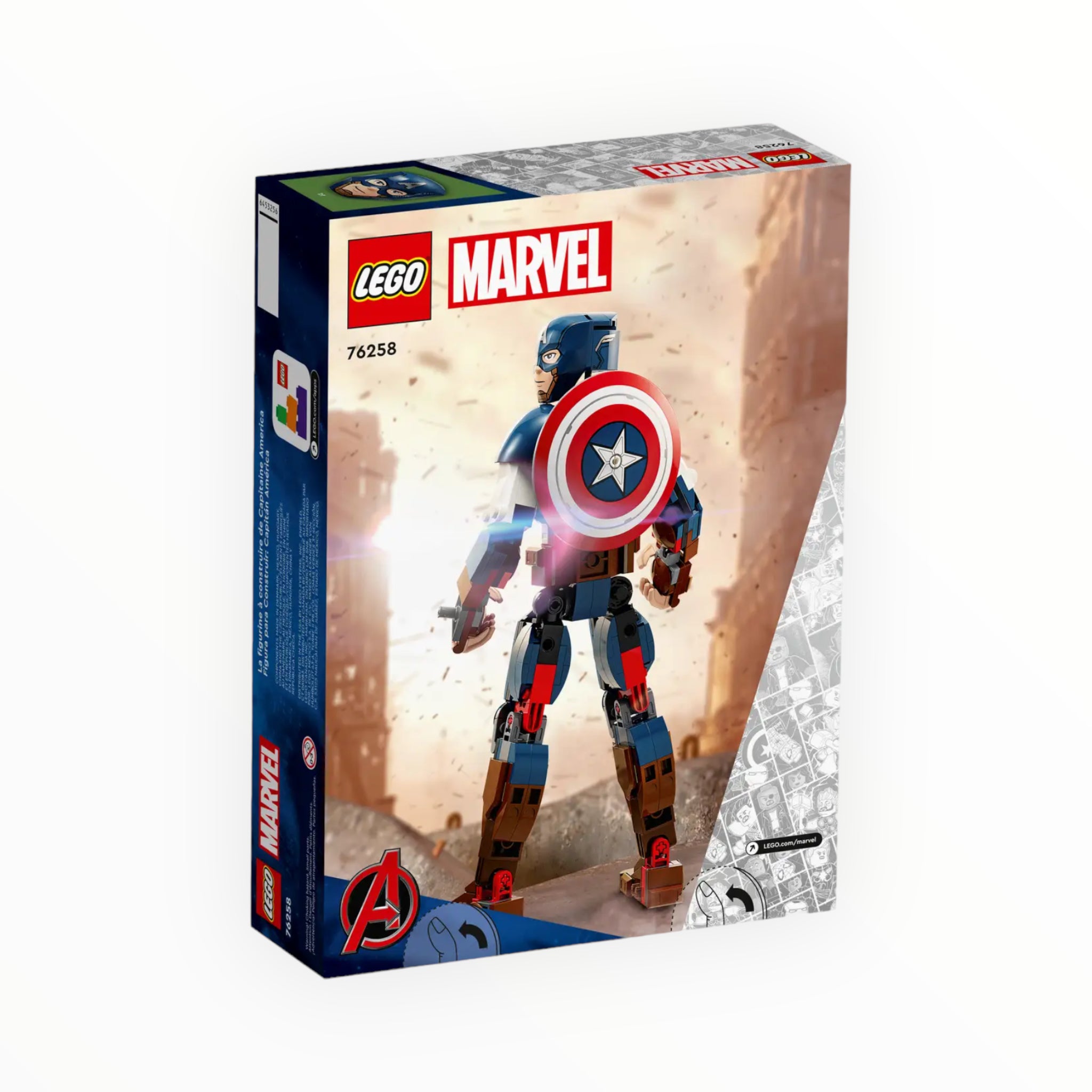 76258 Marvel Captain America Construction Figure