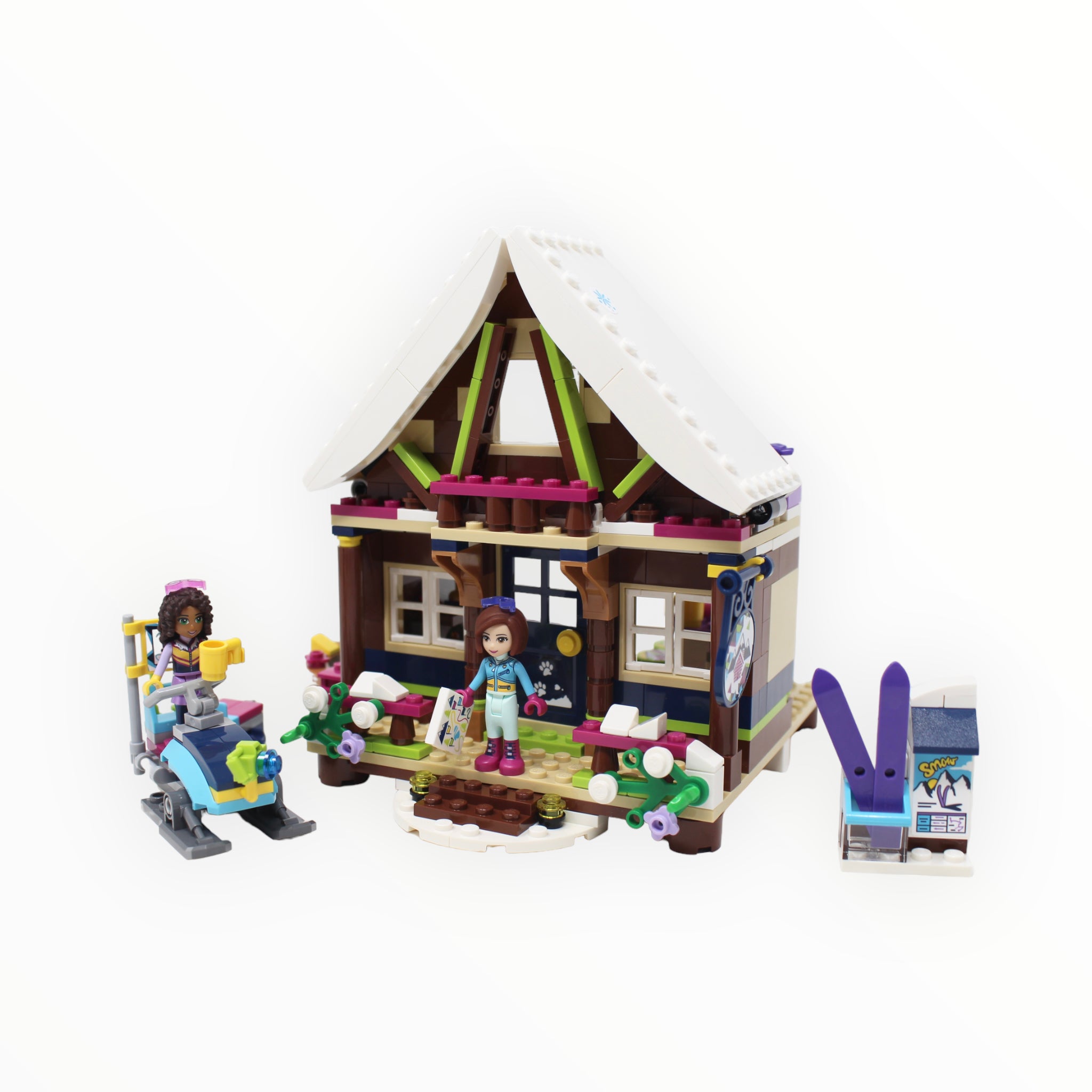Used Set 41323 Friends Snow Resort Chalet