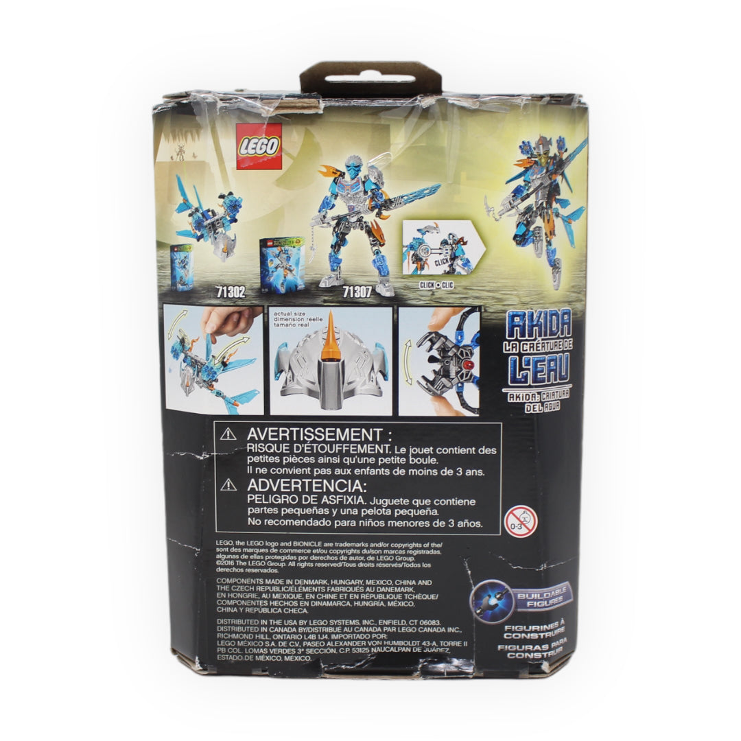 Certified Used Set 71302 Bionicle Akida Creature of Water