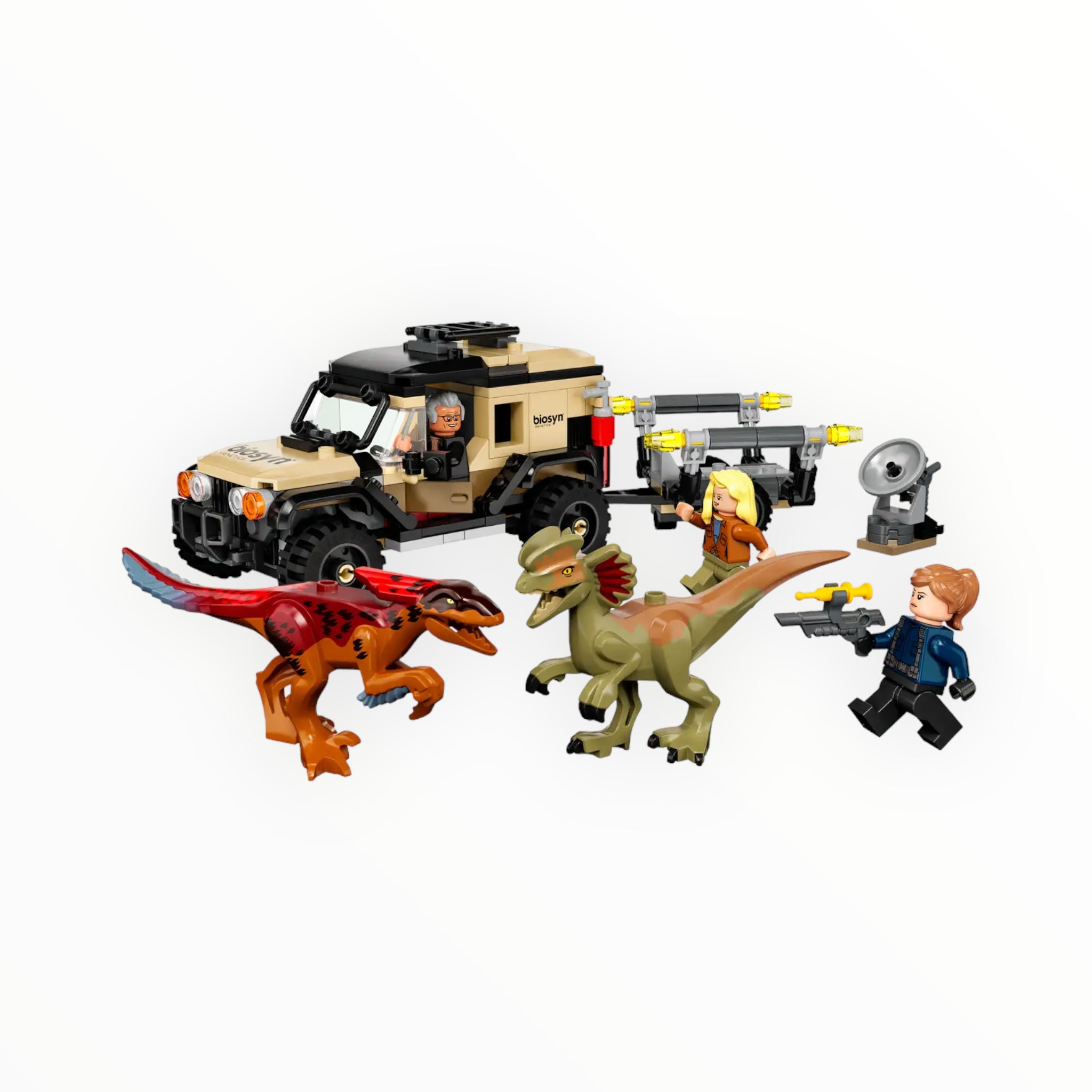 76951 Jurassic World Pyroraptor & Dilophosaurus Transport