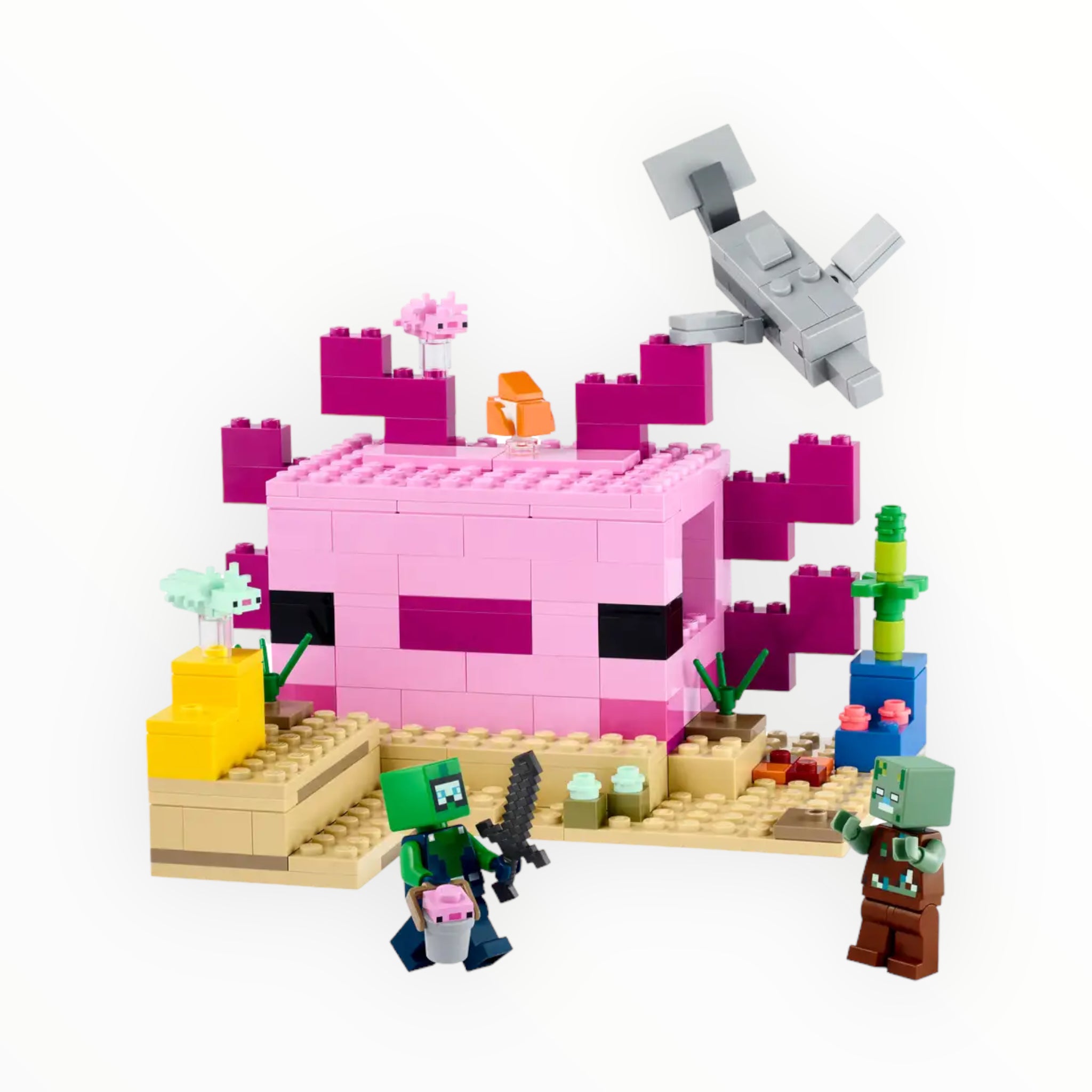 21247 Minecraft The Axolotl House
