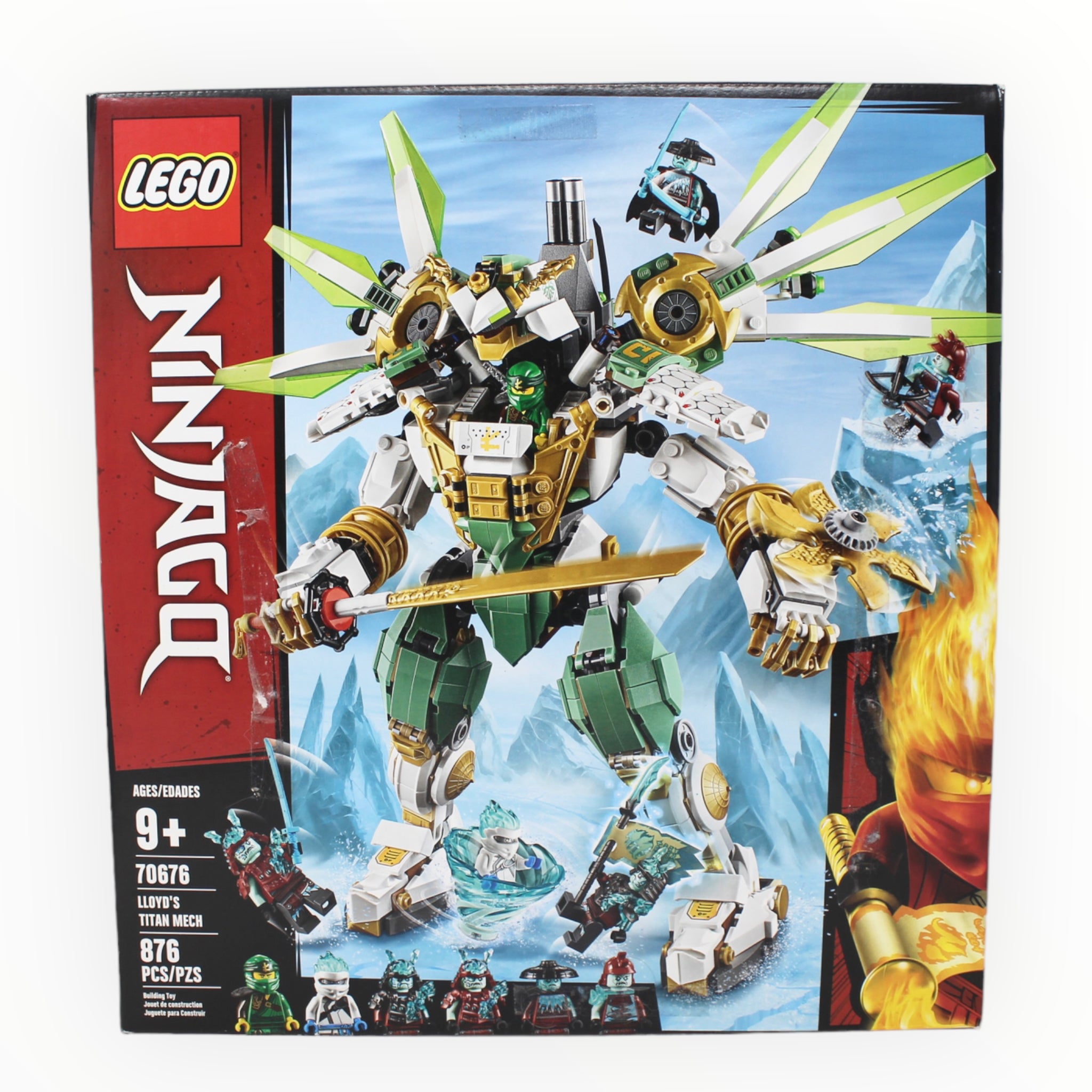 Retired Set 70676 Ninjago Lloyd’s Titan Mech (damaged box)