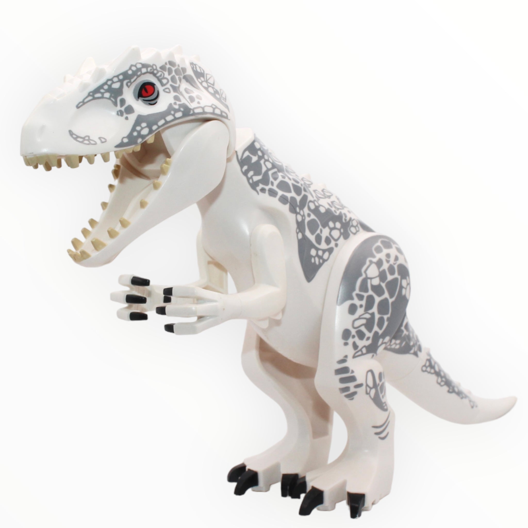Indominus rex (white with dark bluish gray spots, 2015)