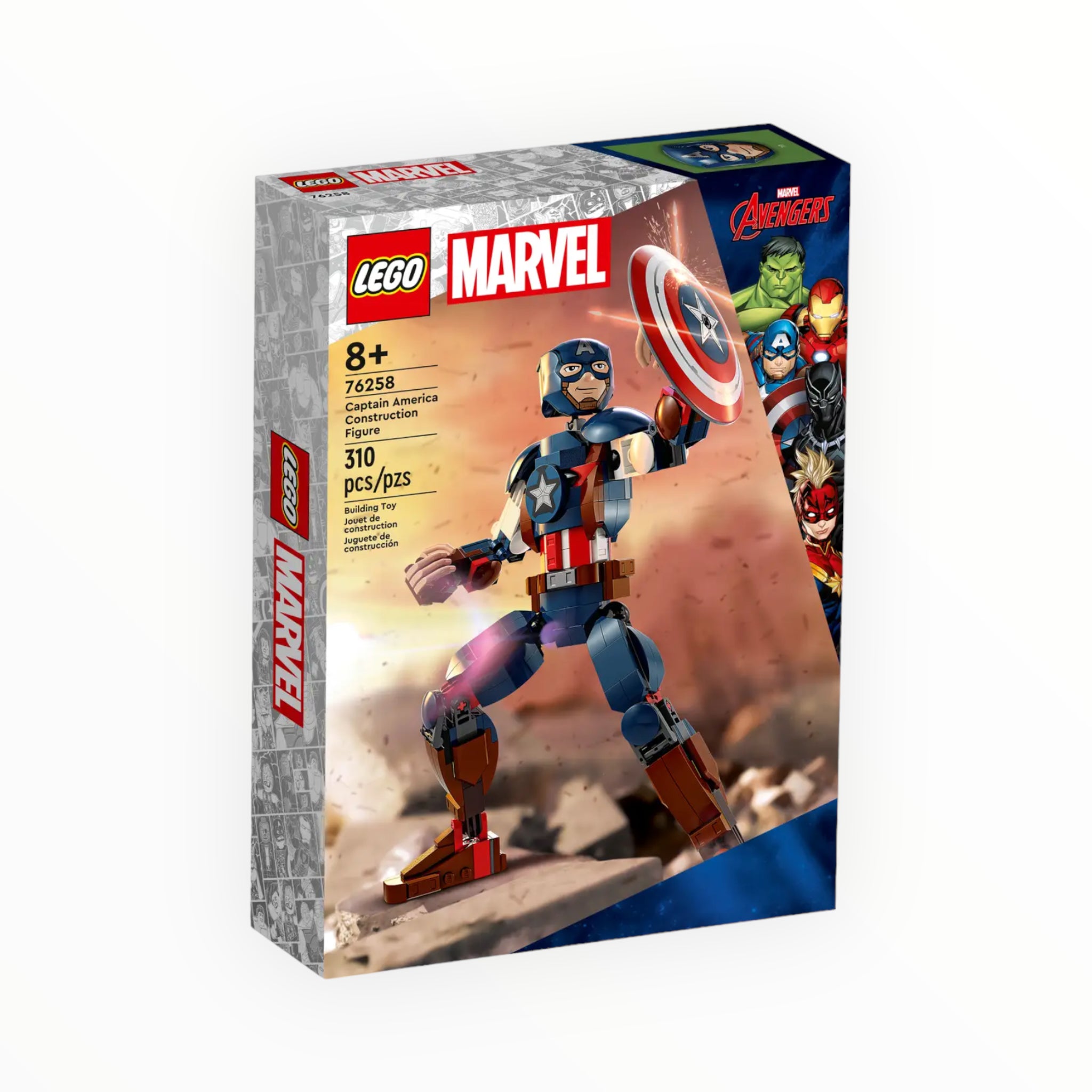 76258 Marvel Captain America Construction Figure