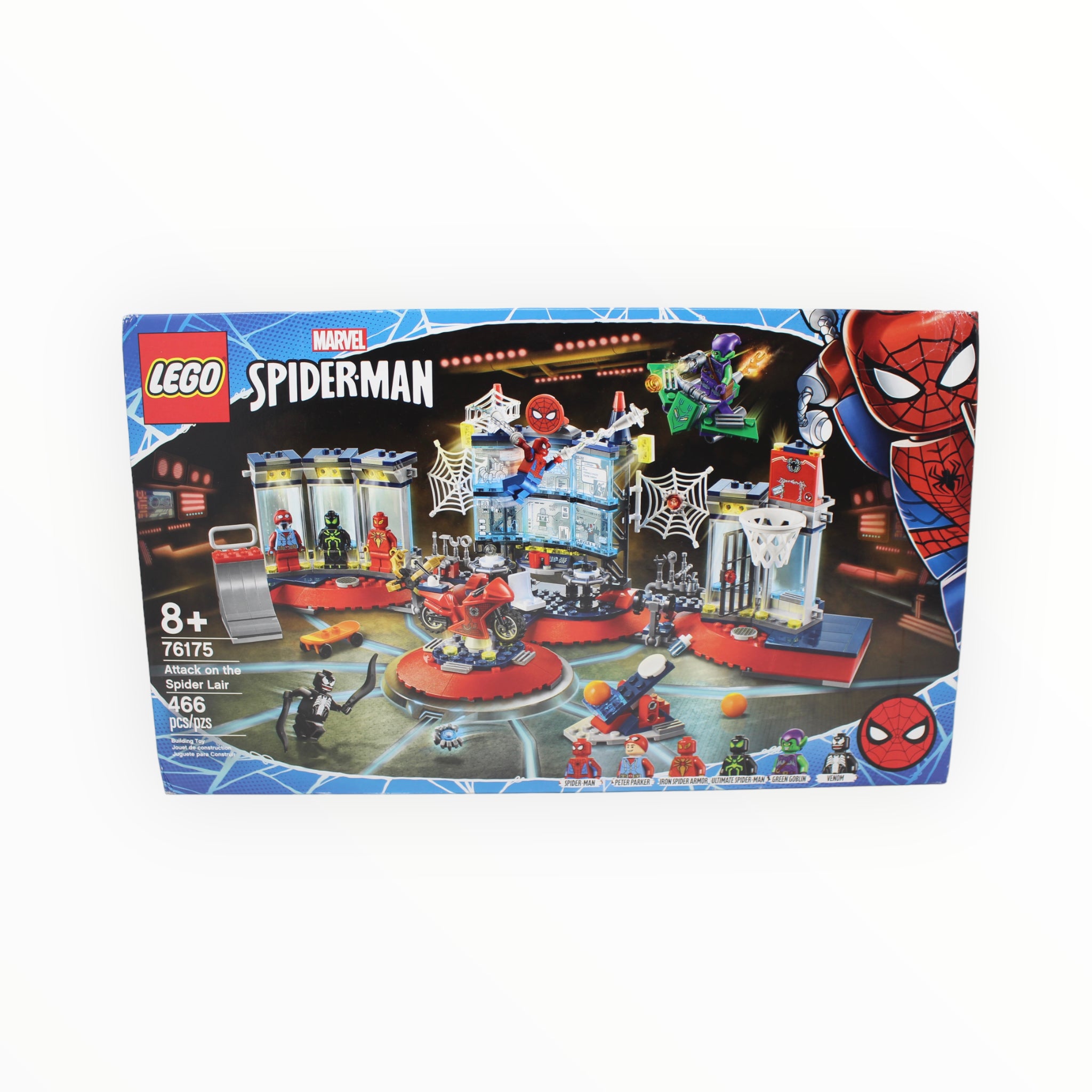 Retired Set 76175 Spider-Man Attack on the Spider Lair