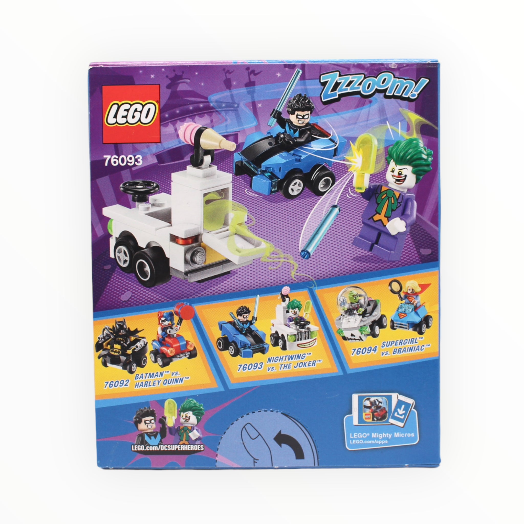 Retired Set 76093 DC Super Heroes Mighty Micros: Nightwing vs. The Joker