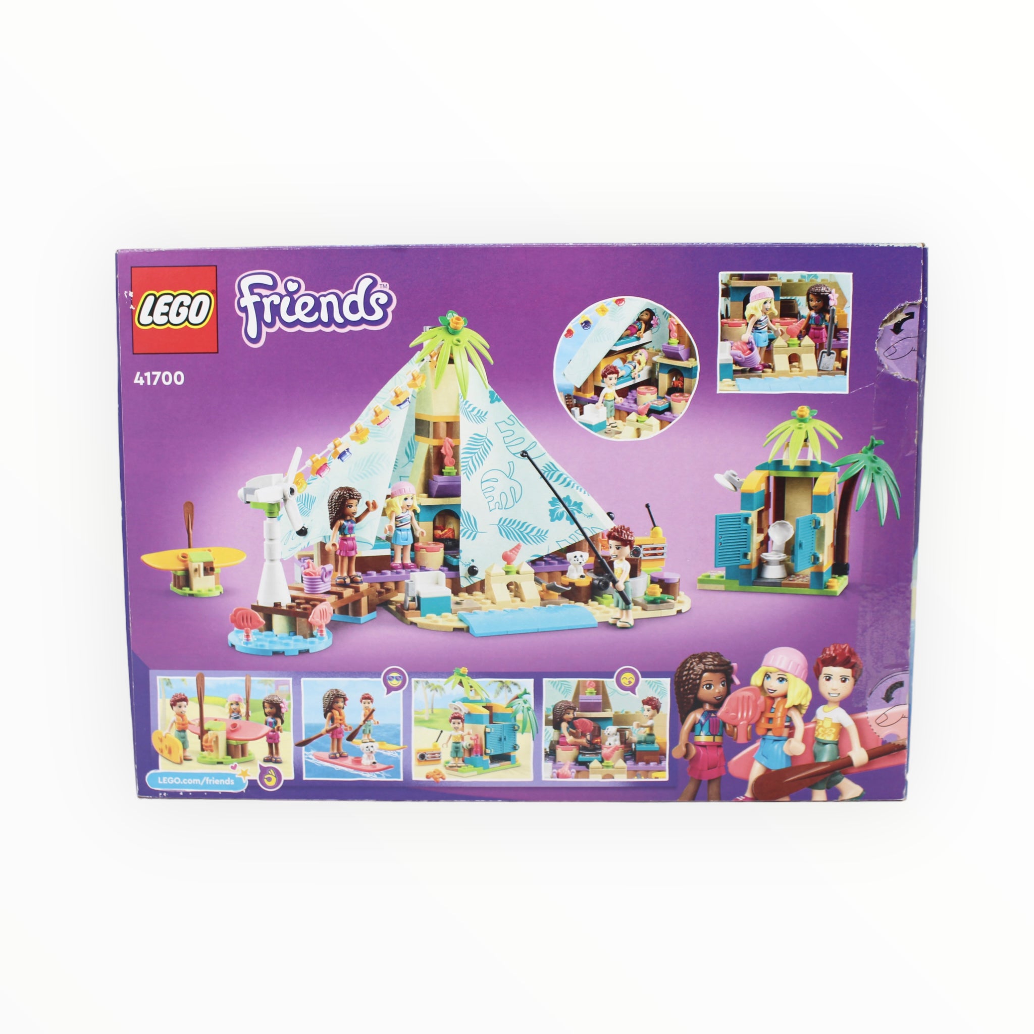 Certified Used Set 41700 Friends Beach Glamping