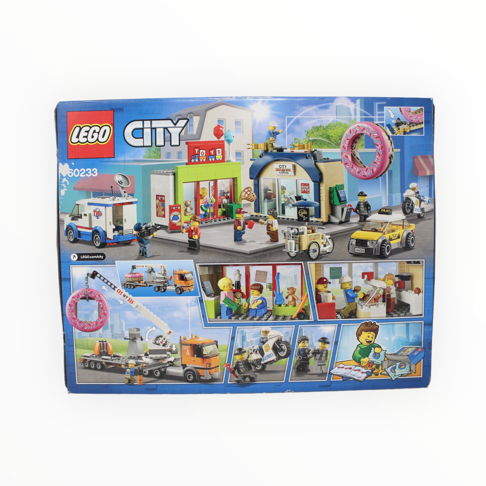 Retired Set 60233 City Donut shop opening