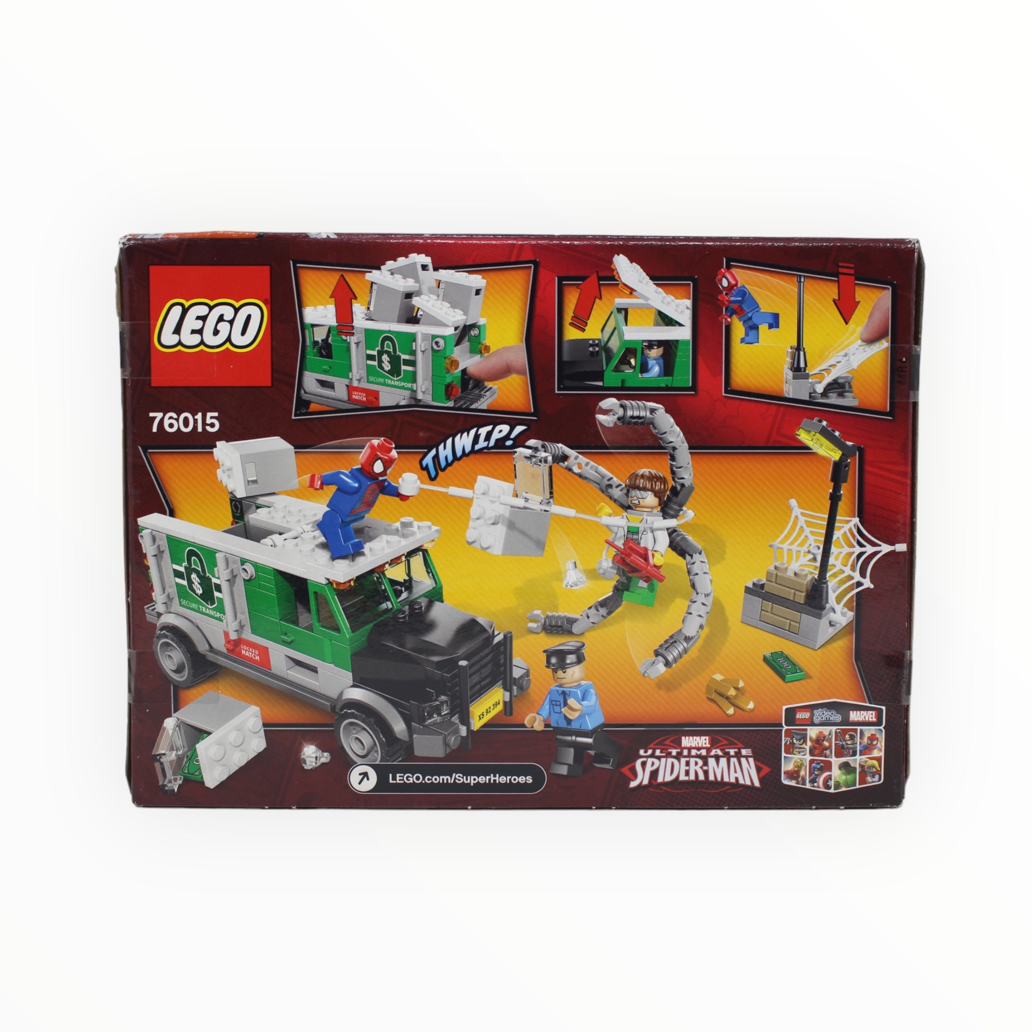 Retired Set 76015 Marvel Super Heroes Doc Ock Truck Heist
