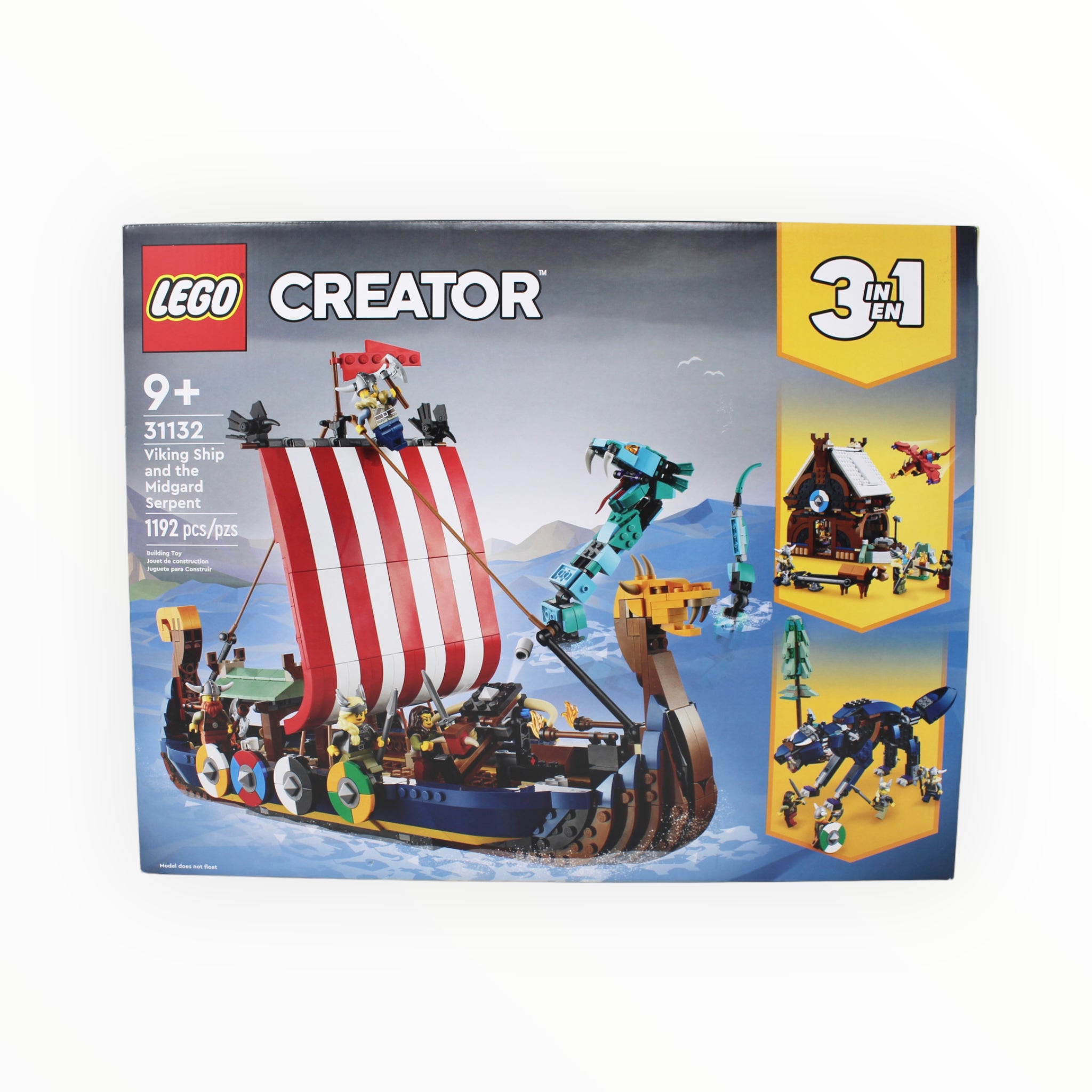 31132 Creator Viking Ship and the Midgard Serpent (damaged box)