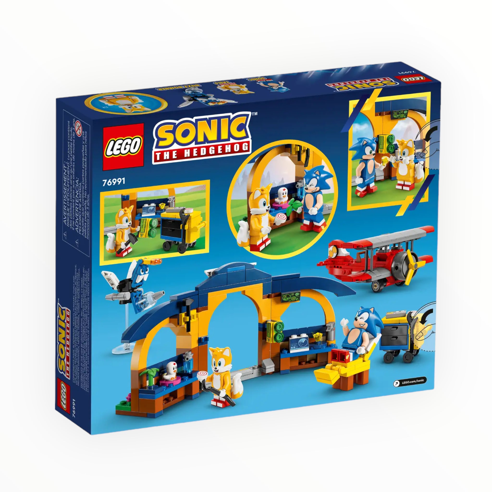 76991 Sonic the Hedgehog Tails’ Workshop and Tornado Plane