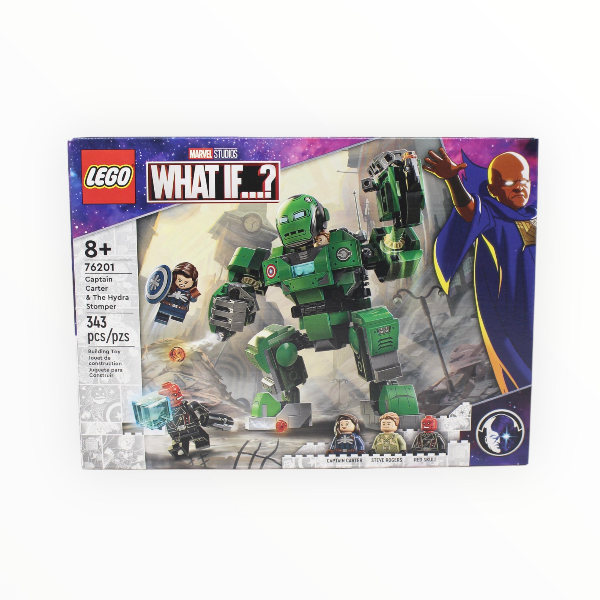 Retired Set 76201 Marvel What If…? Captain Carter & The Hydra Stomper