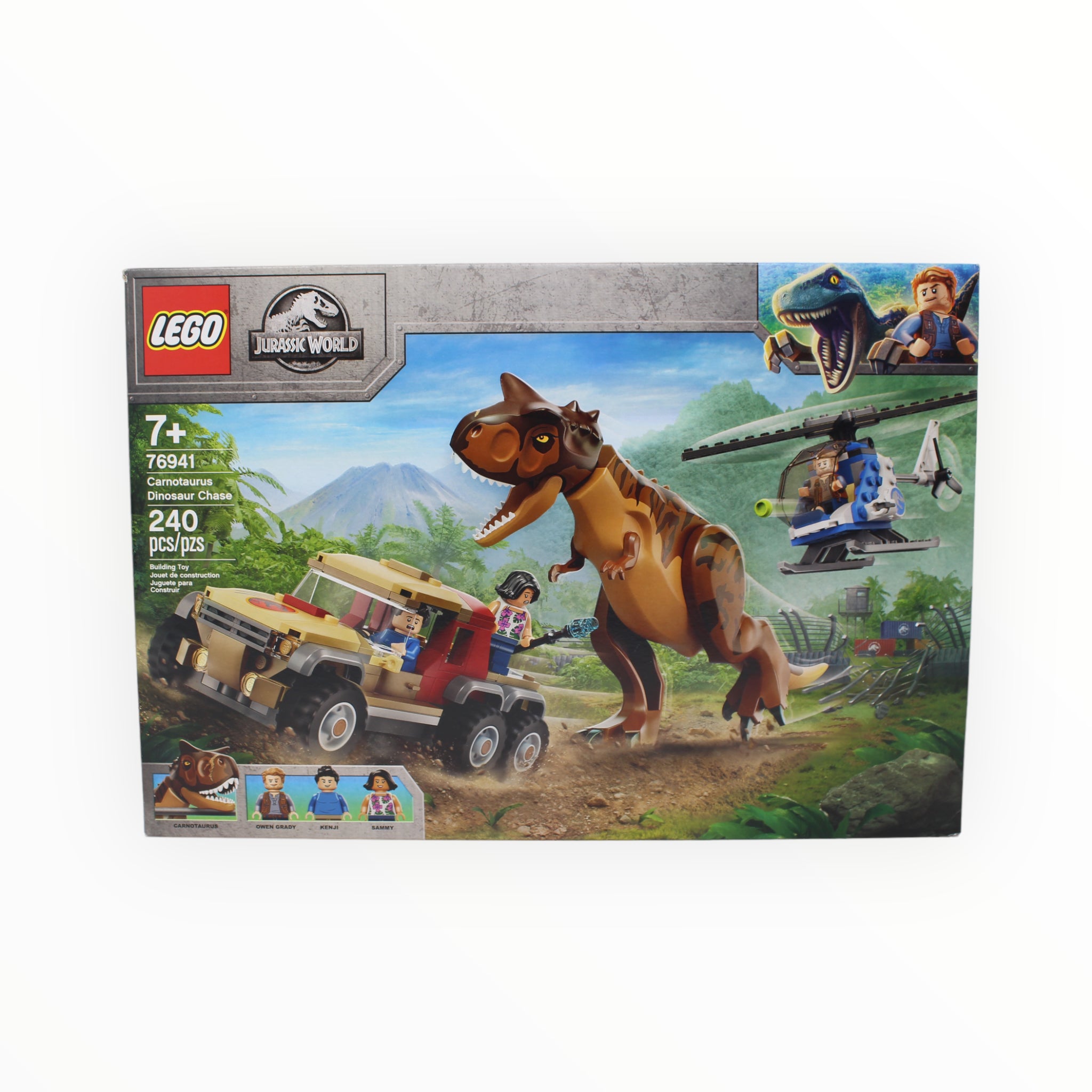 Certified Used Set 76941 Jurassic World Carnotaurus Dinosaur Chase