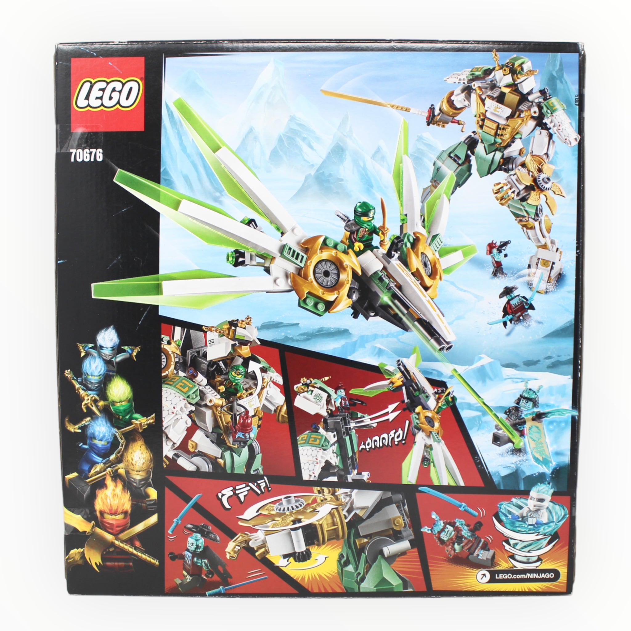 ødemark fryser skjorte Retired Set 70676 Ninjago Lloyd's Titan Mech (damaged box)