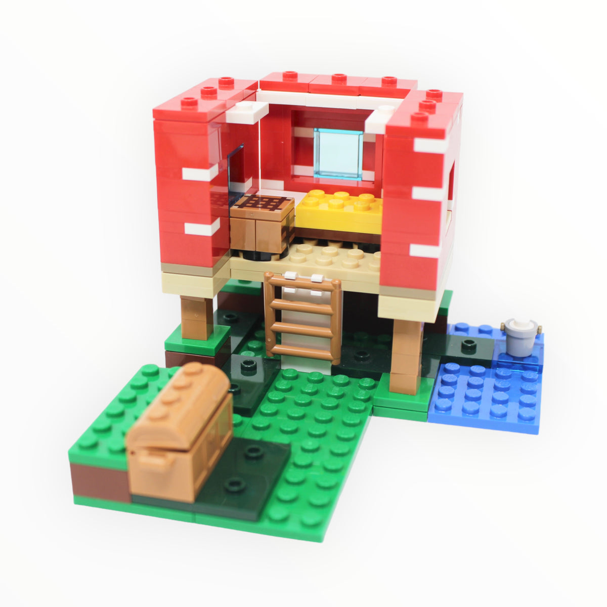 Used Set 21179 Minecraft The Mushroom House