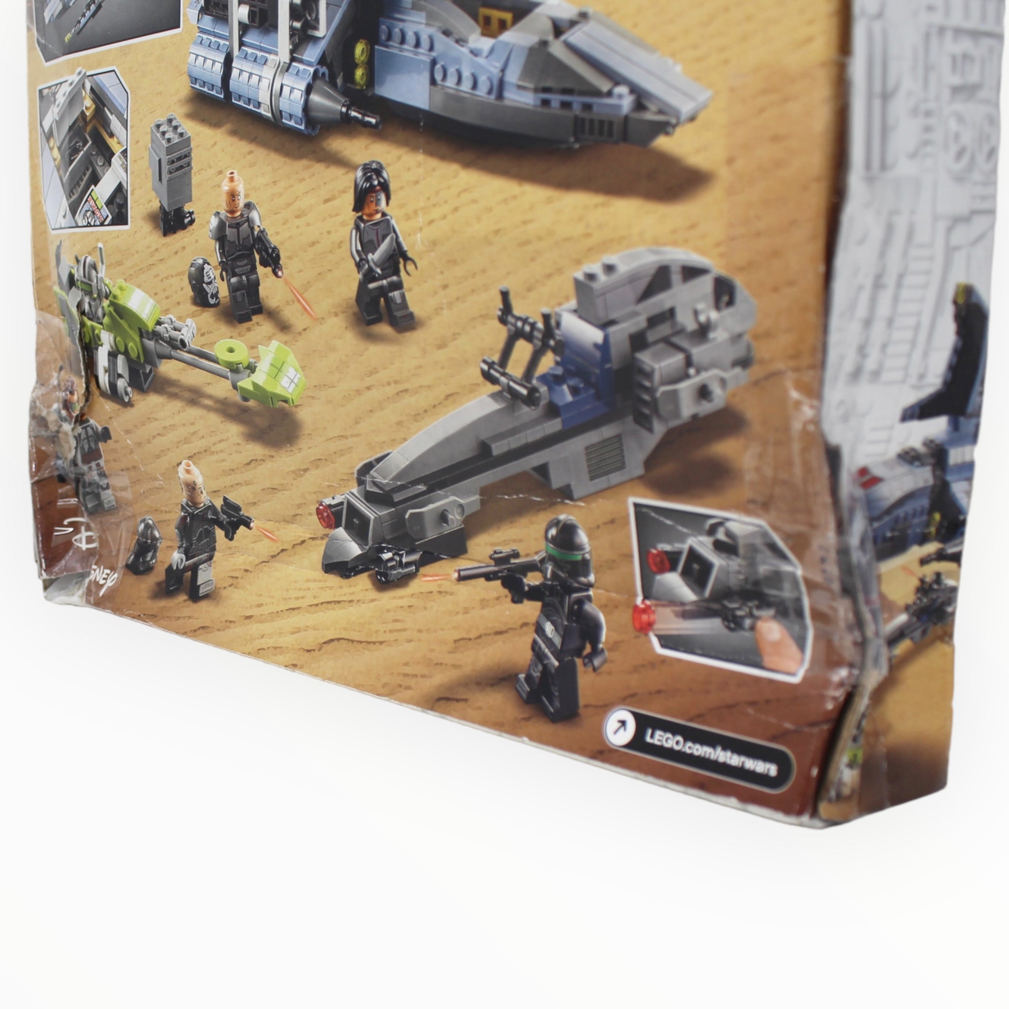 Certified Used Set 75314 Star Wars The Bad Batch Attack Shuttle (open and damaged box, sealed bags)