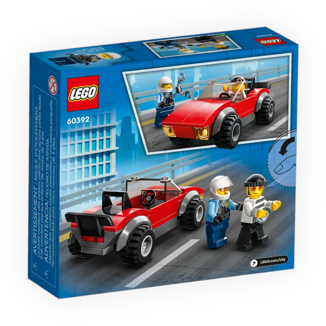 60392 City Police Bike Car Chase