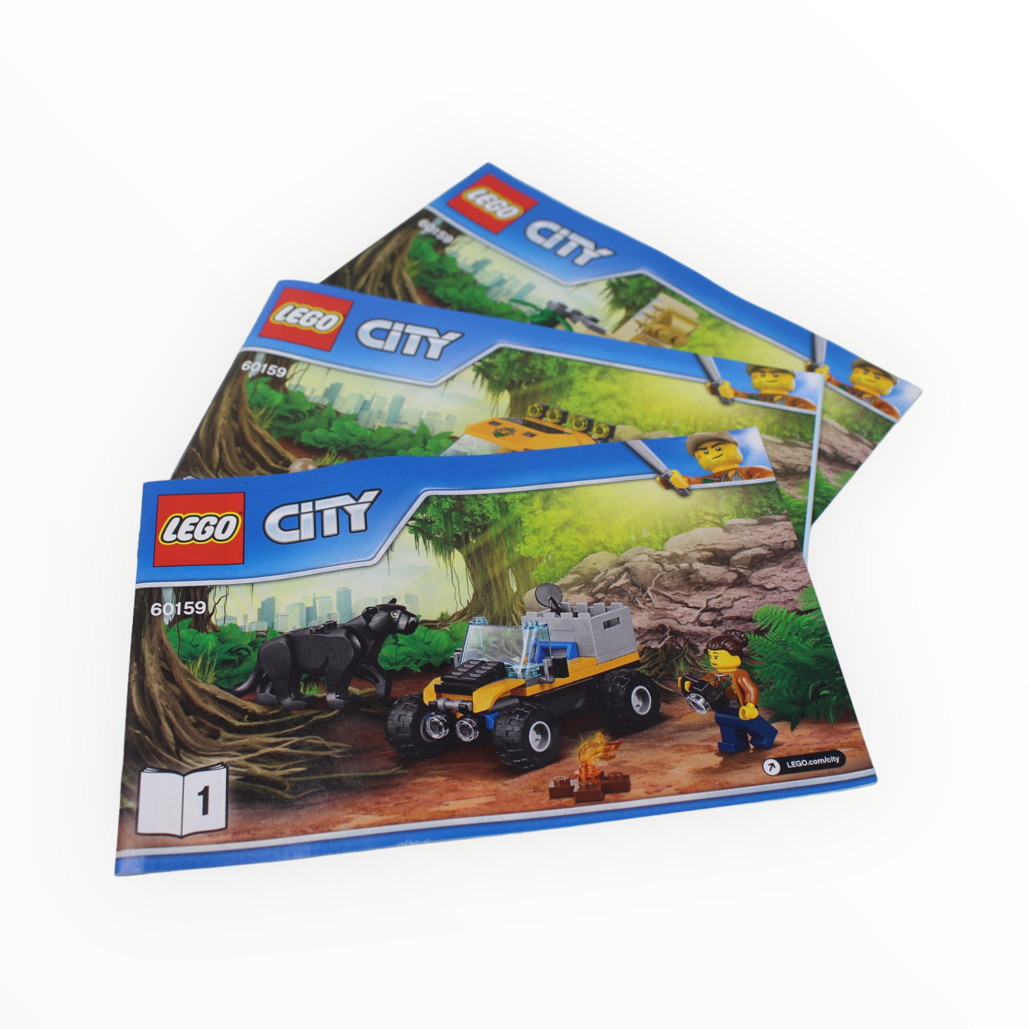 Lego Minifigure Lego City 60159 Jungle Halftrack Mission Used Set