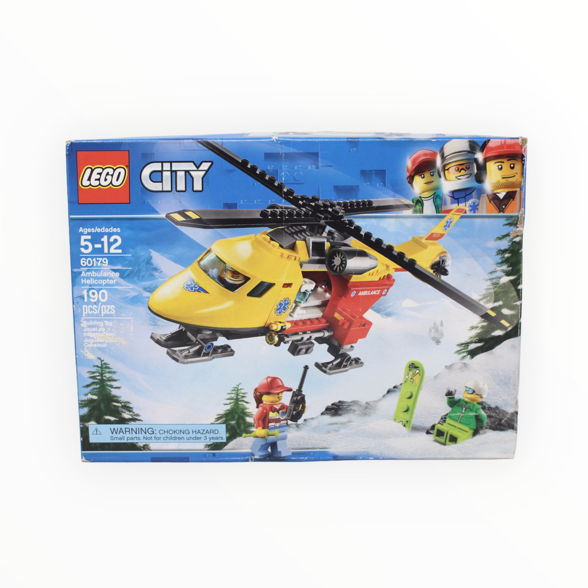 Certified Used Set 60179 City Ambulance Helicopter