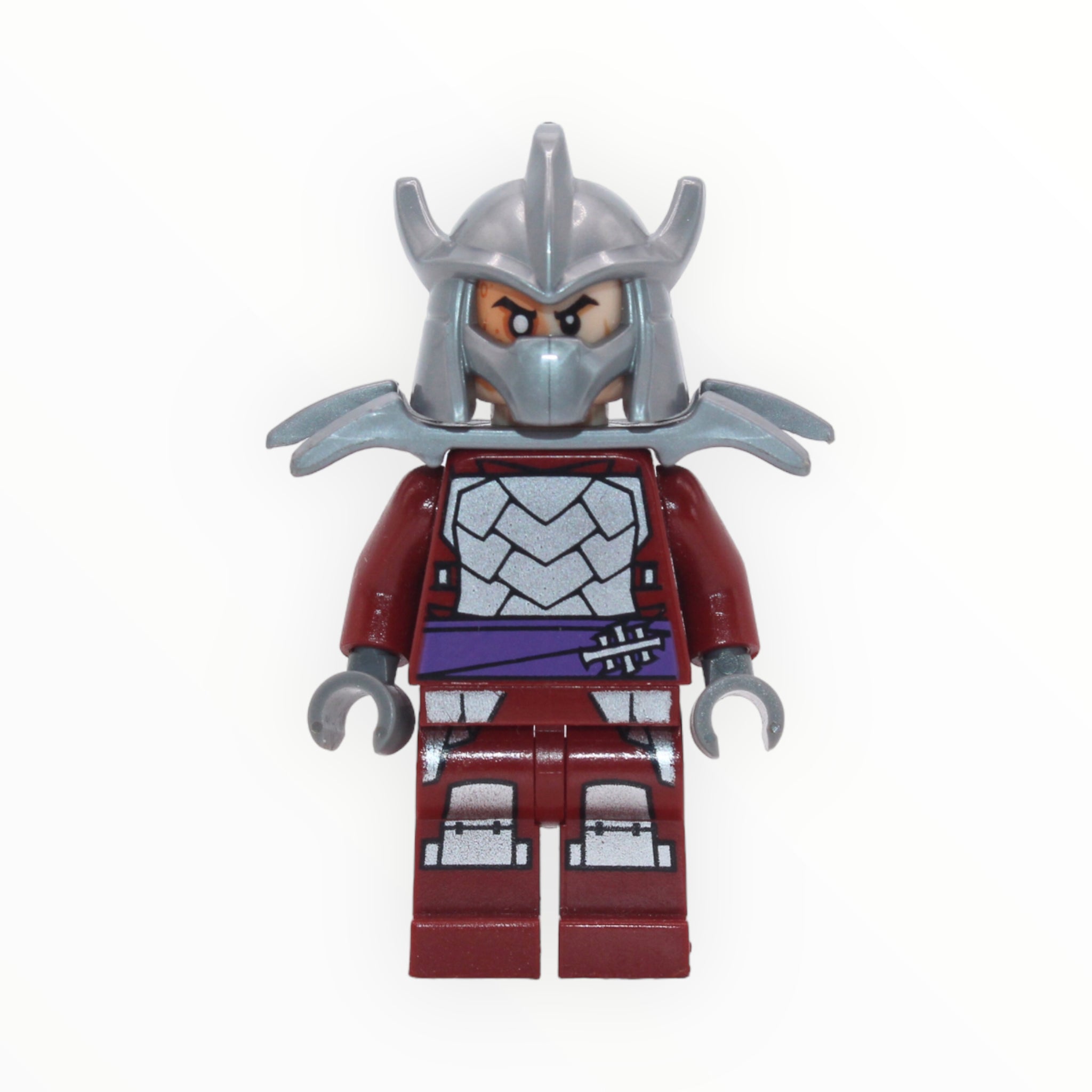 Shredder (dark red outfit, shoulder armor, no cape)