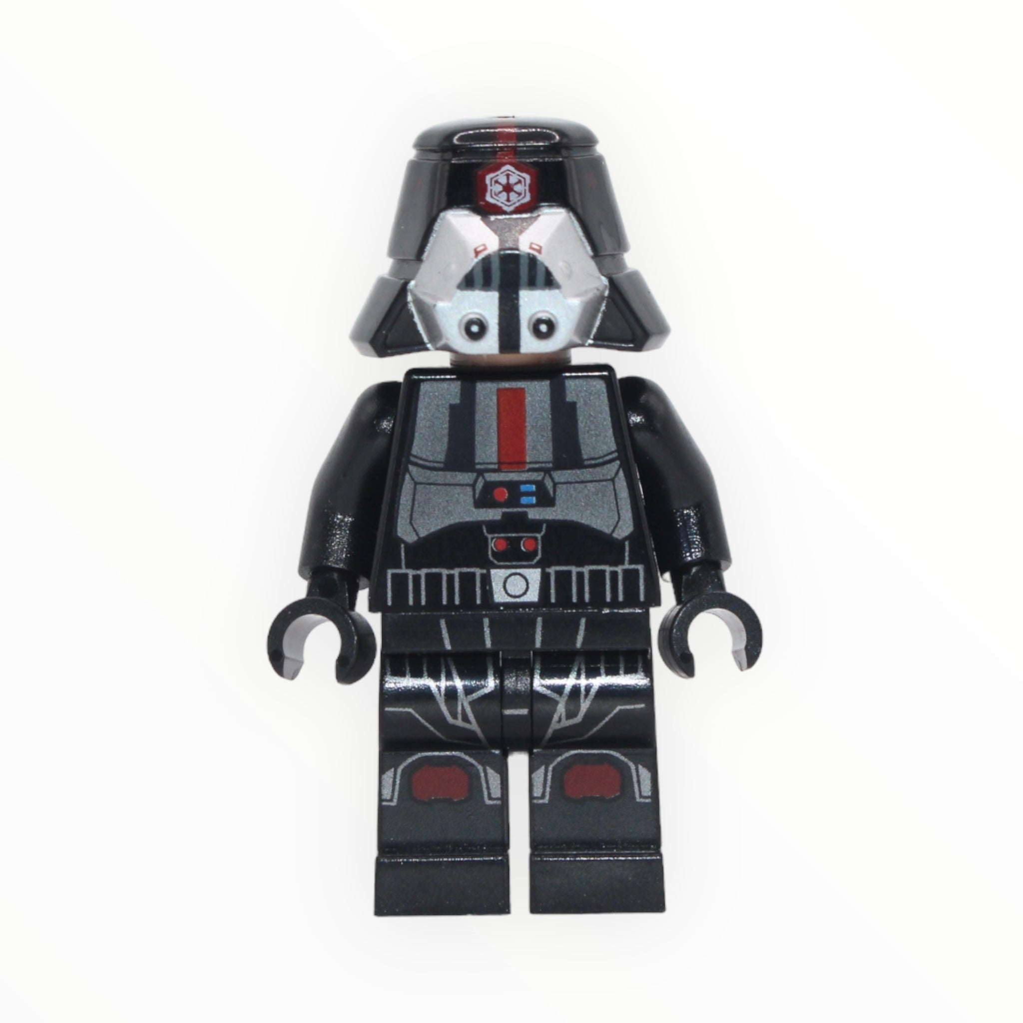 Sith Trooper (The Old Republic, black, thin red stripe on helmet, printed legs)