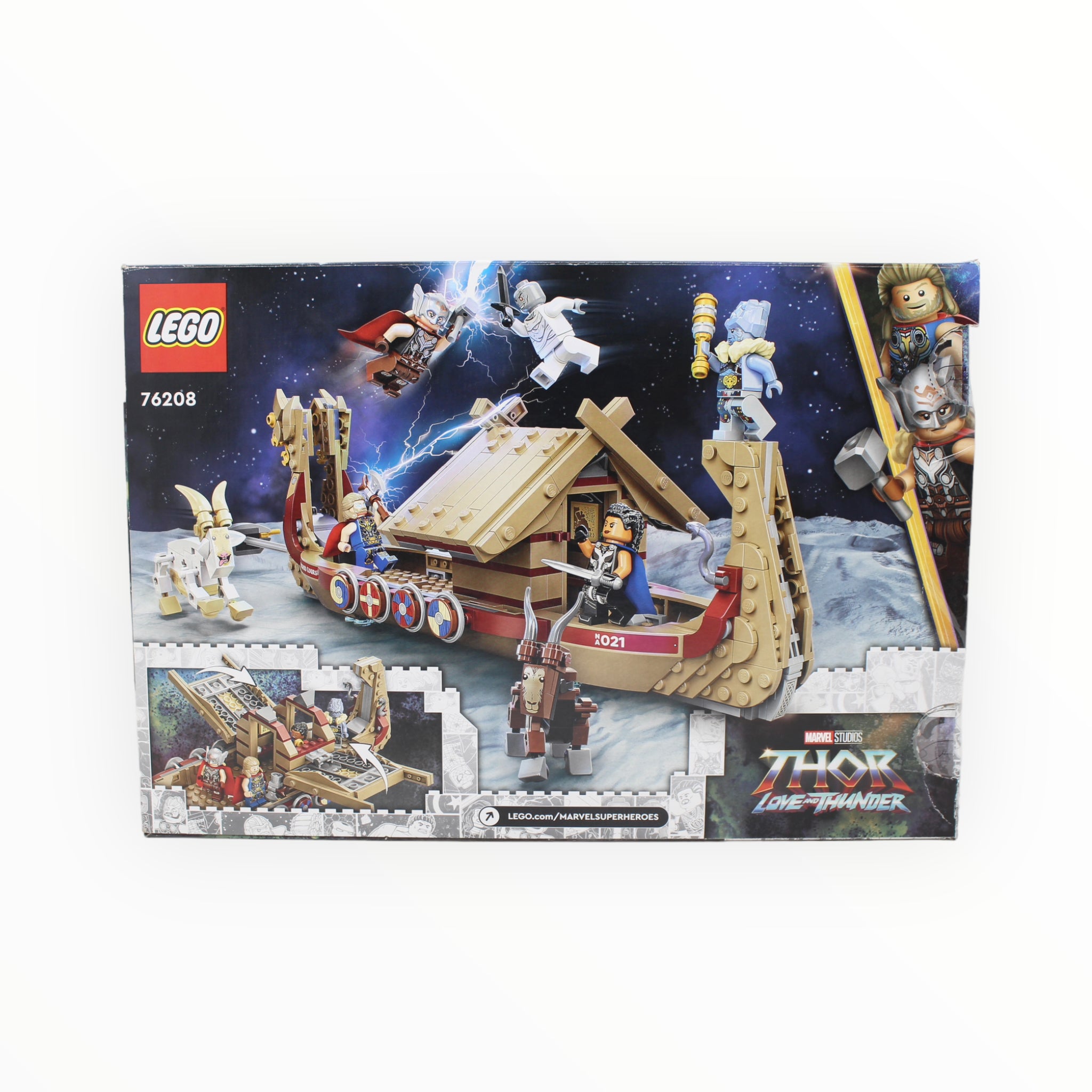Certified Used Set 76208 Thor: Love and Thunder The Goat Boat