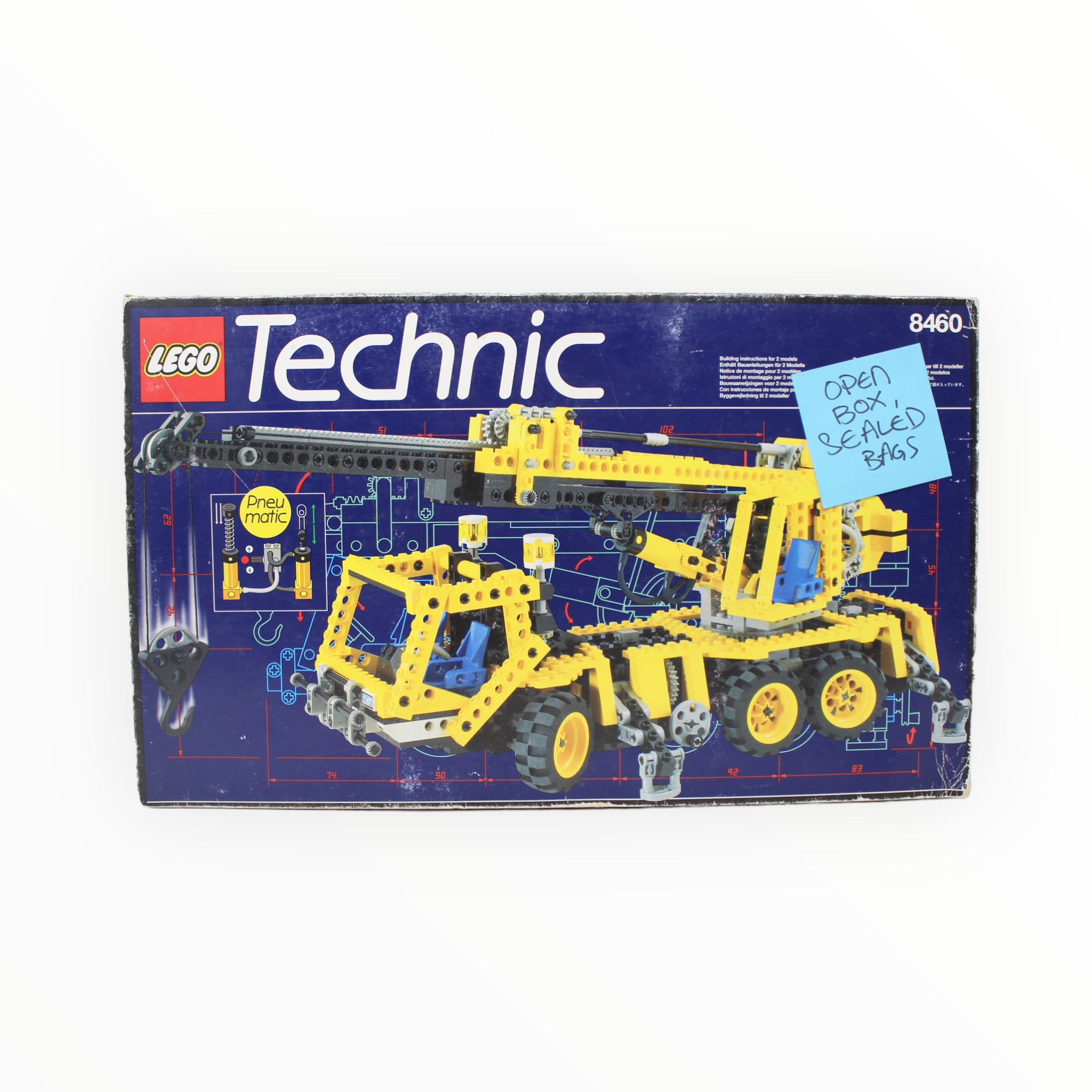 Certified Used Set 8460 Technic Pneumatic Crane Truck (open box, sealed bags)