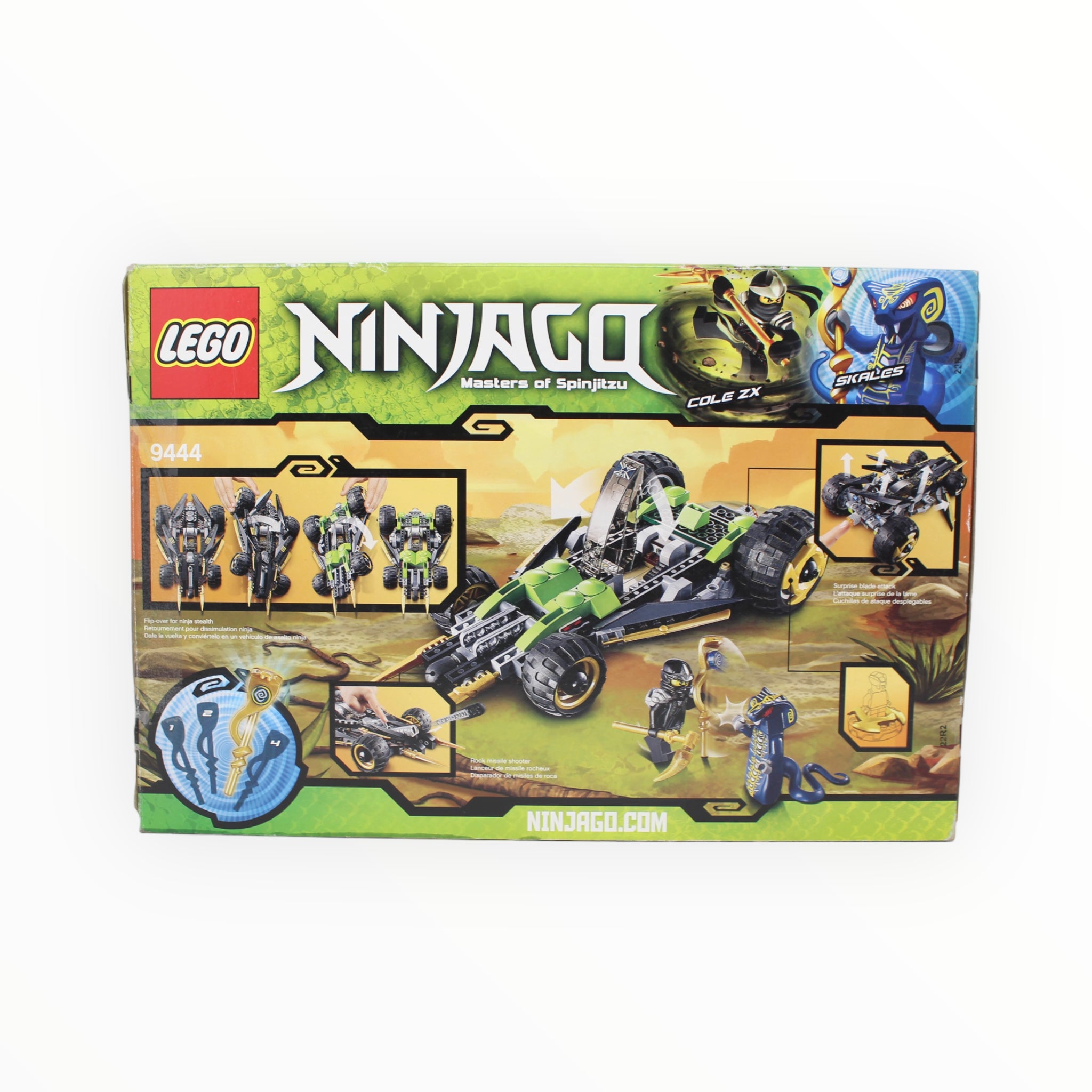 Certified Used Set 9444 Ninjago Cole’s Tread Assault