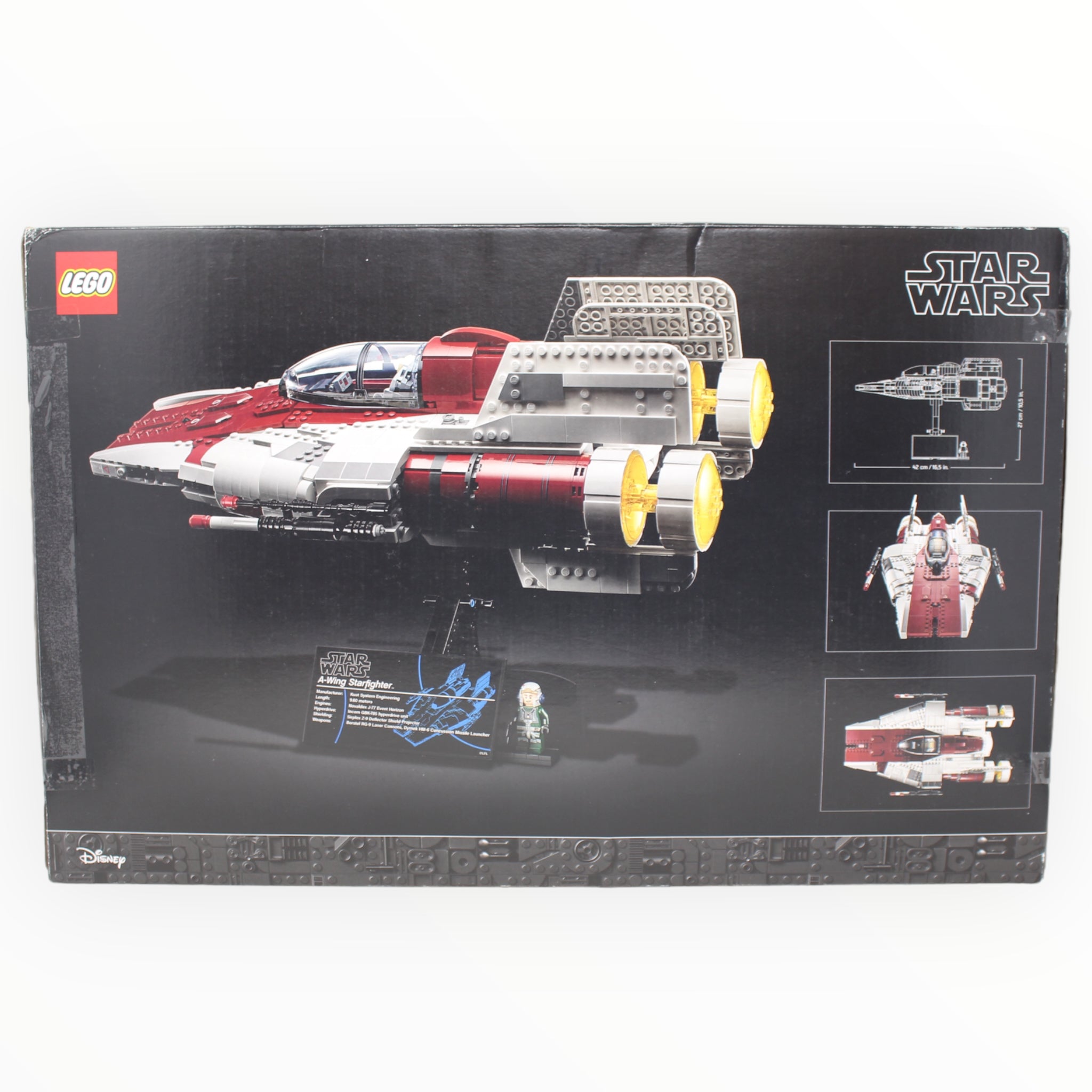 Certified Used Set 75275 Star Wars A-wing Starfighter UCS