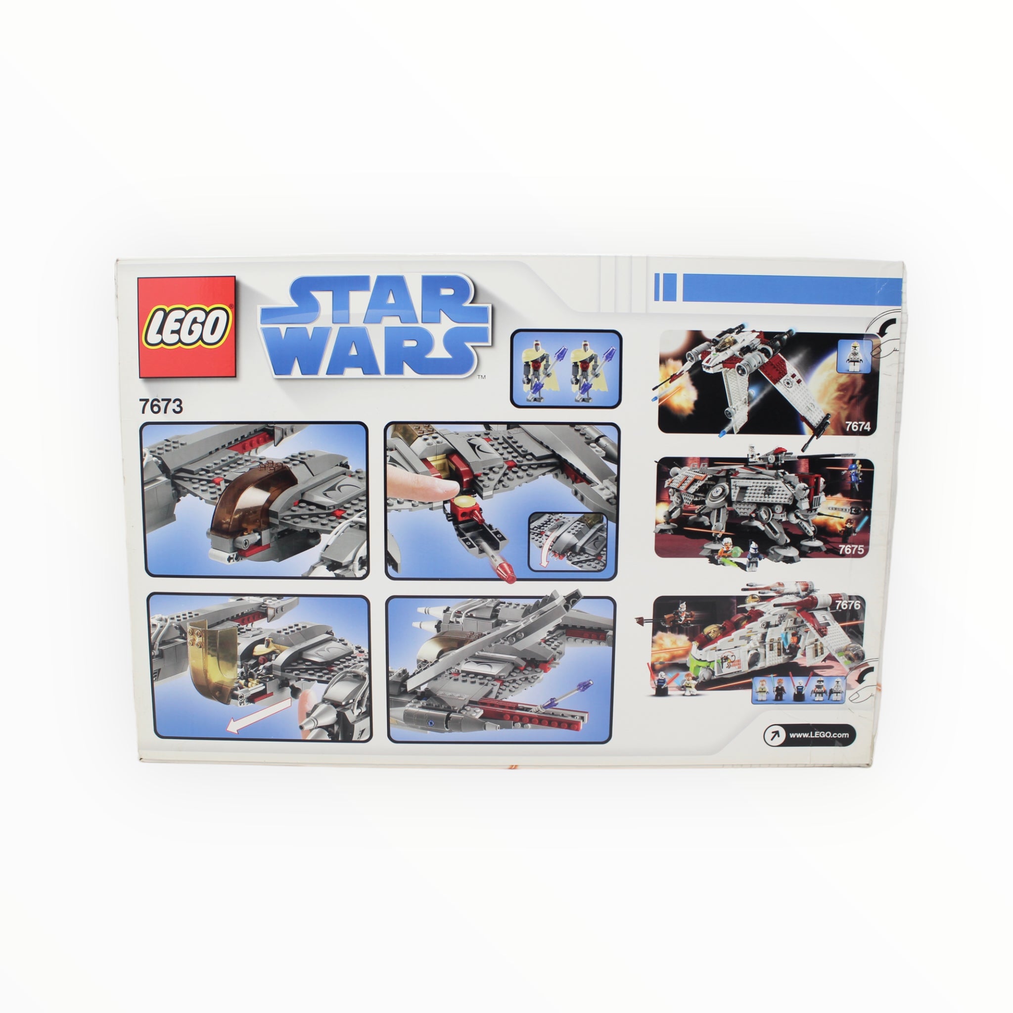 Certified Used Set 7673 Star Wars Magna Guard Starfighter (most bags sealed)