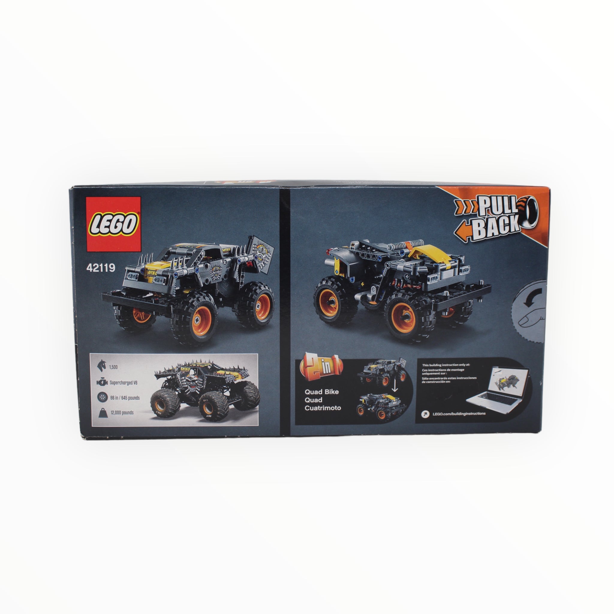 Retired Set 42119 Technic Monster Jam Max-D