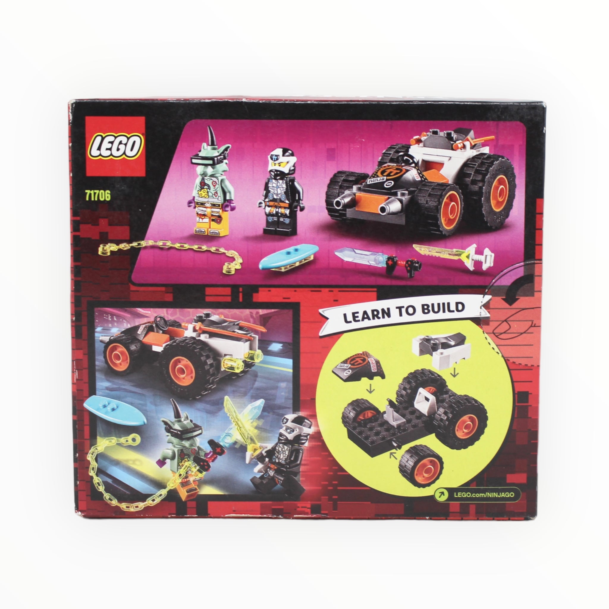 Retired Set 71706 Ninjago Cole’s Speeder Car