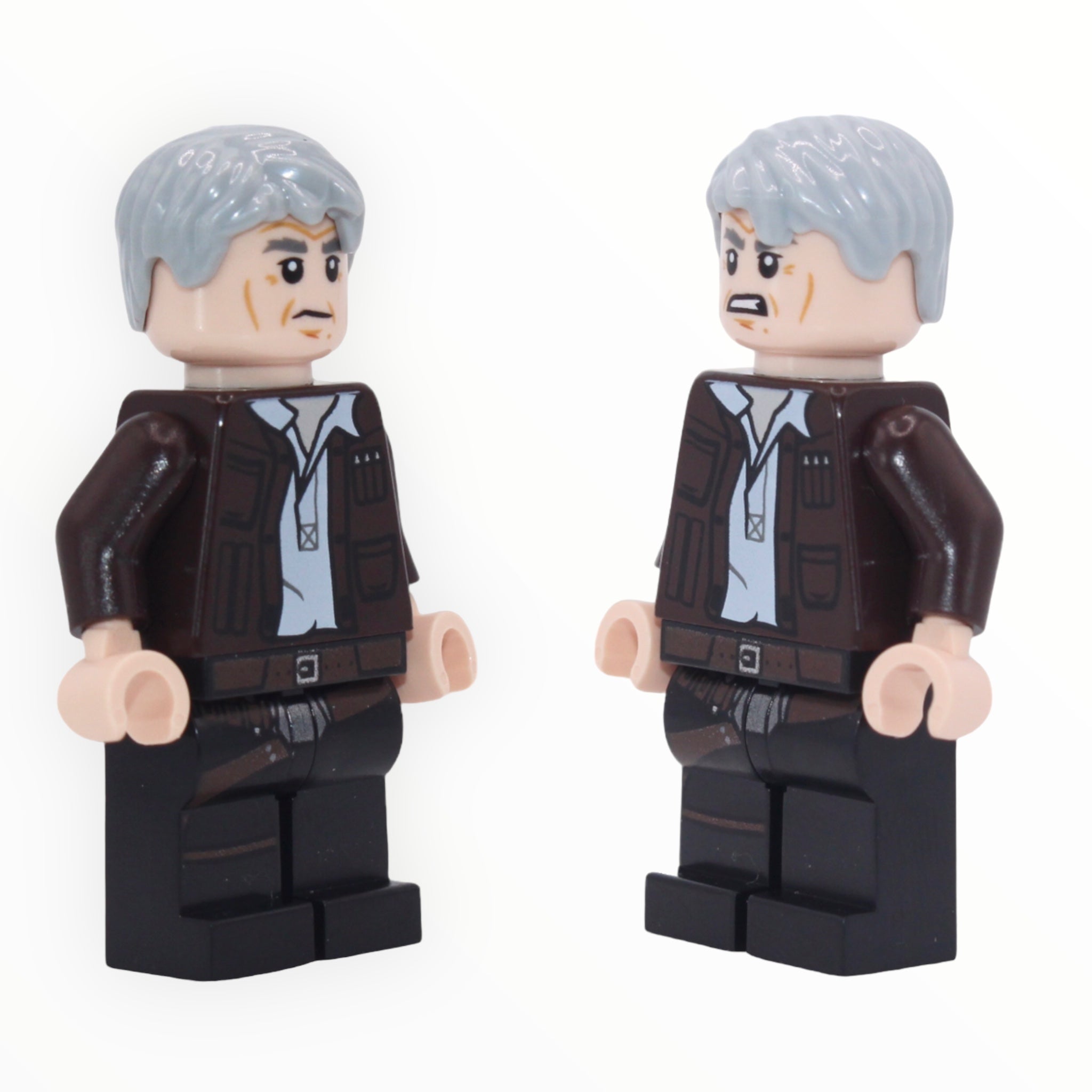 Han Solo (The Force Awakens, neutral / angry, old, 2017)