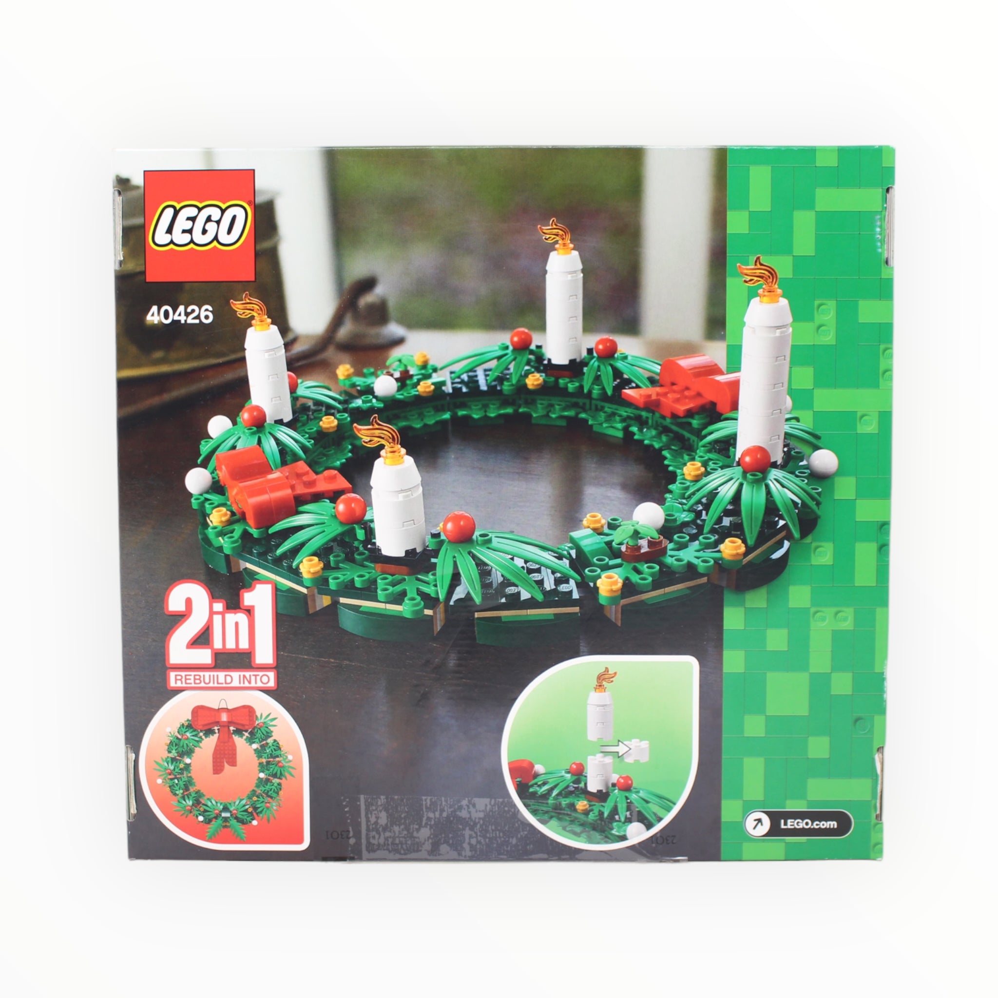 Certified Used Set 40426 LEGO Christmas Wreath 2-in-1