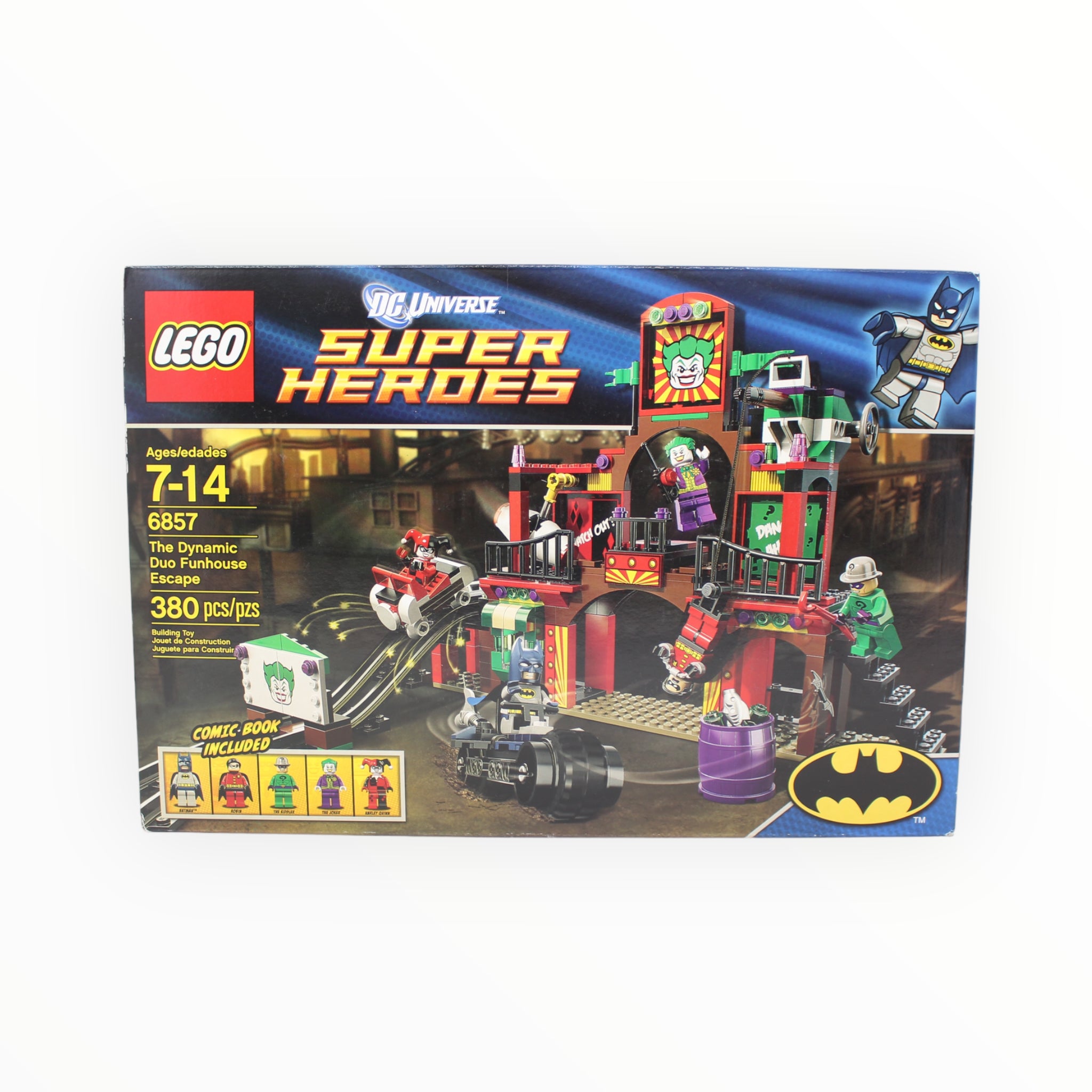 Retired Set 6857 DC Super Heroes The Dynamic Duo Funhouse Escape
