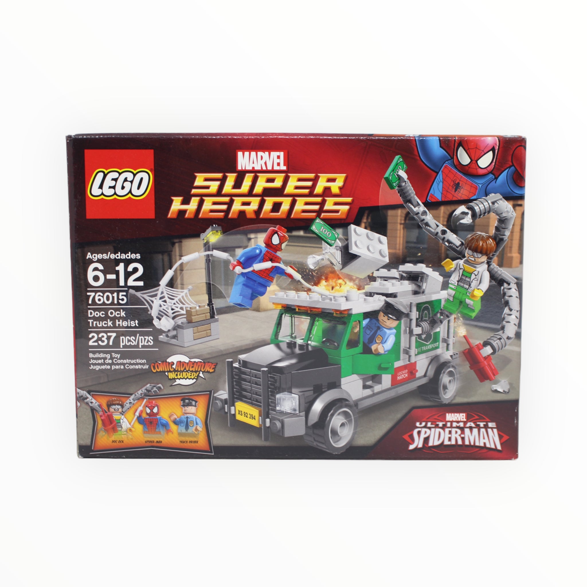 Retired Set 76015 Marvel Super Heroes Doc Ock Truck Heist