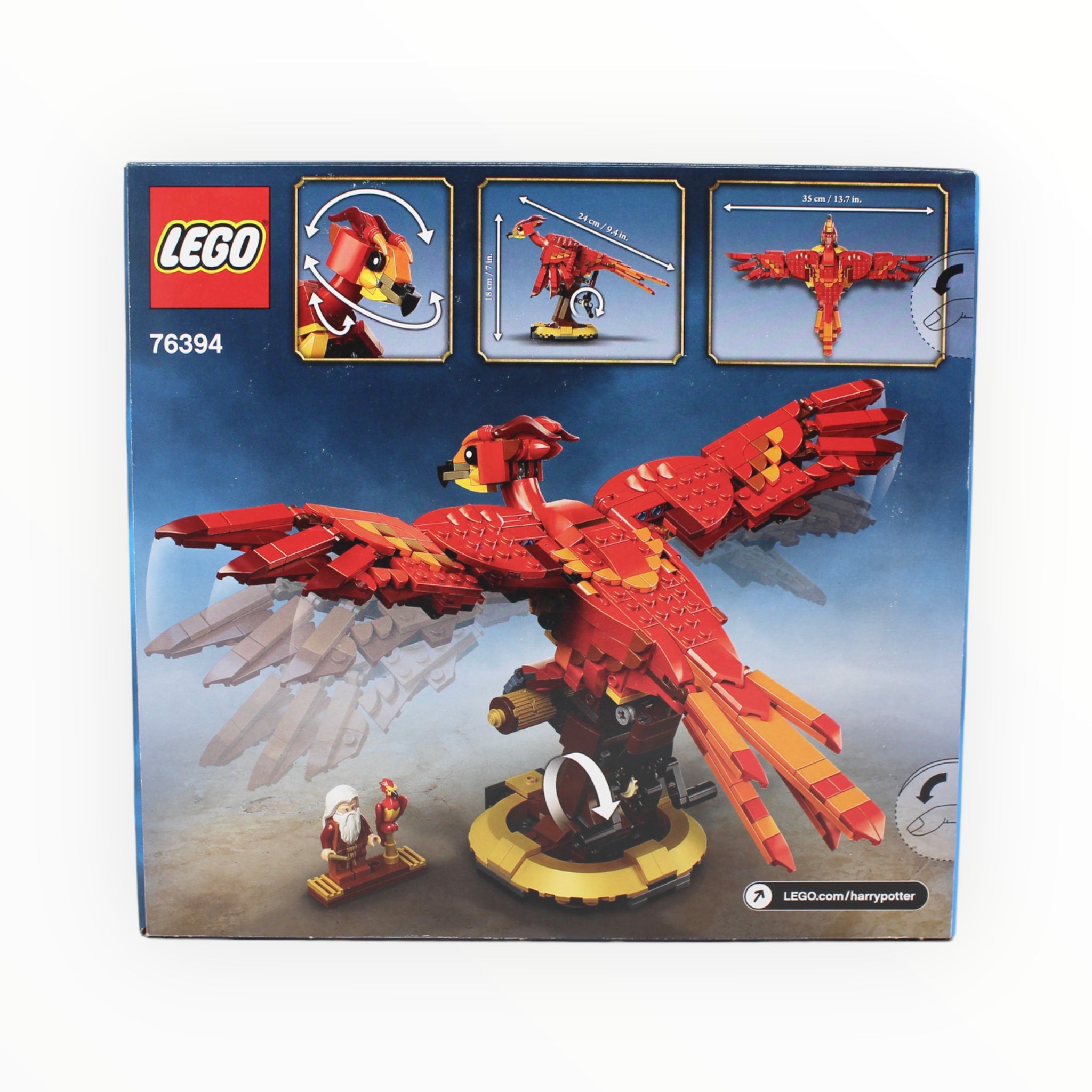 Retired Set 76394 Harry Potter Fawkes, Dumbledore’s Phoenix
