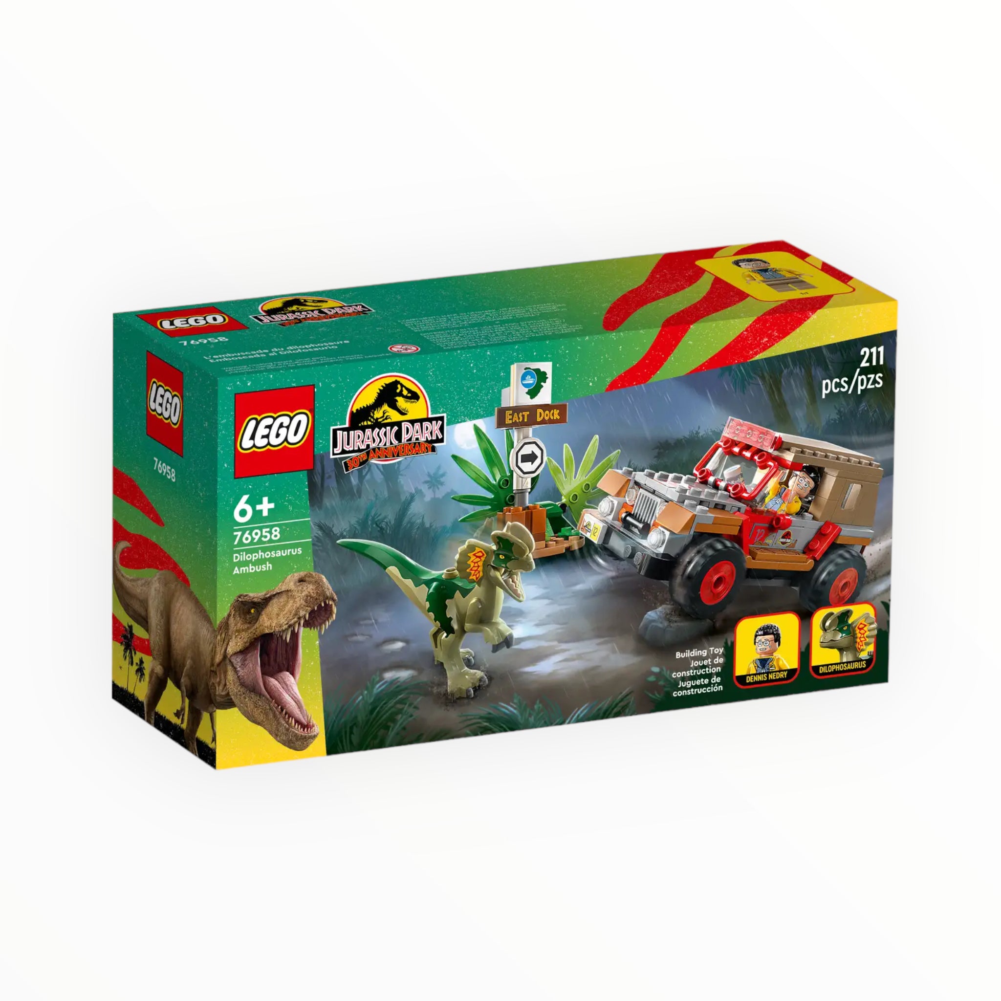 76958 Jurassic Park Dilophosaurus Ambush