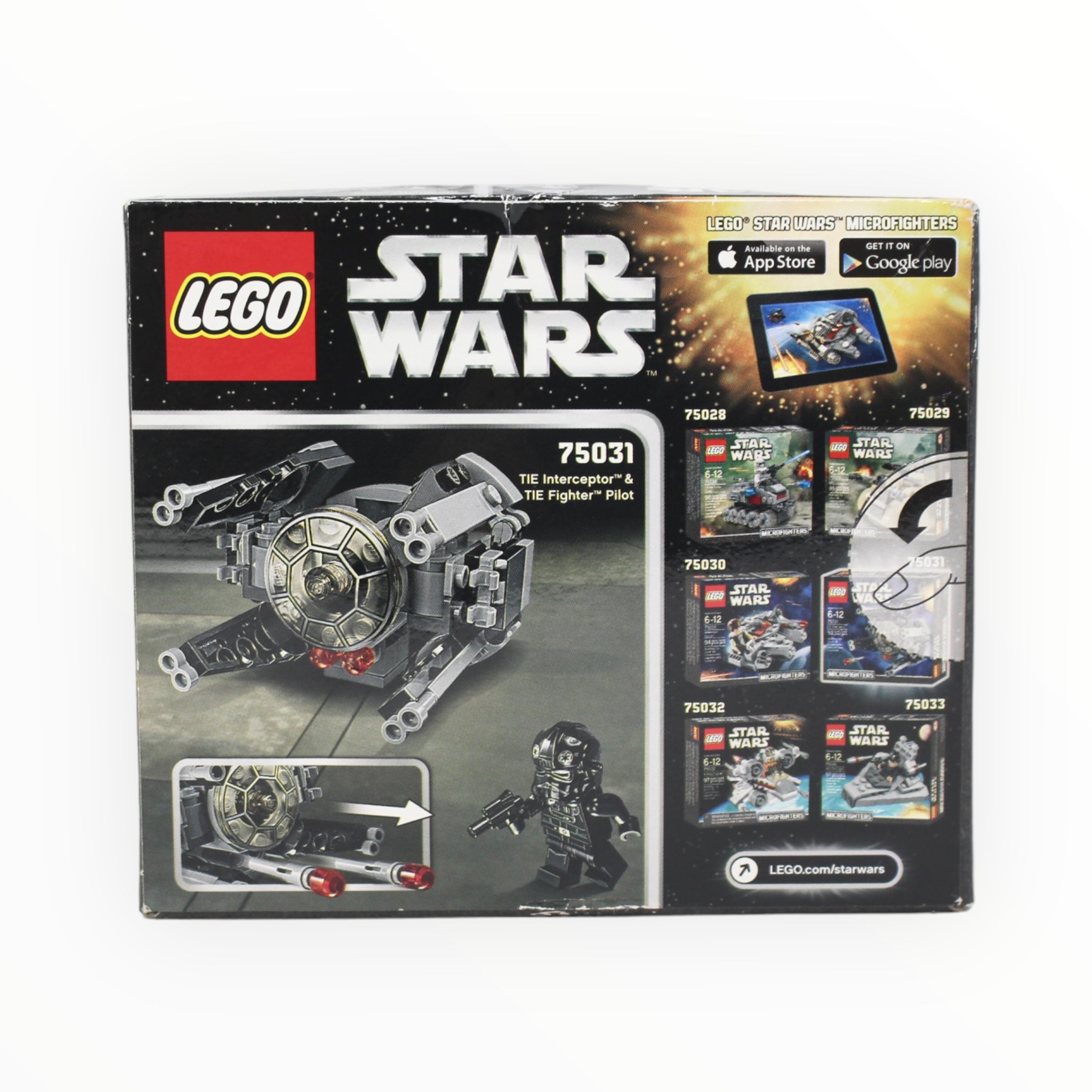 Retired Set 75031 Star Wars TIE Interceptor Microfighters