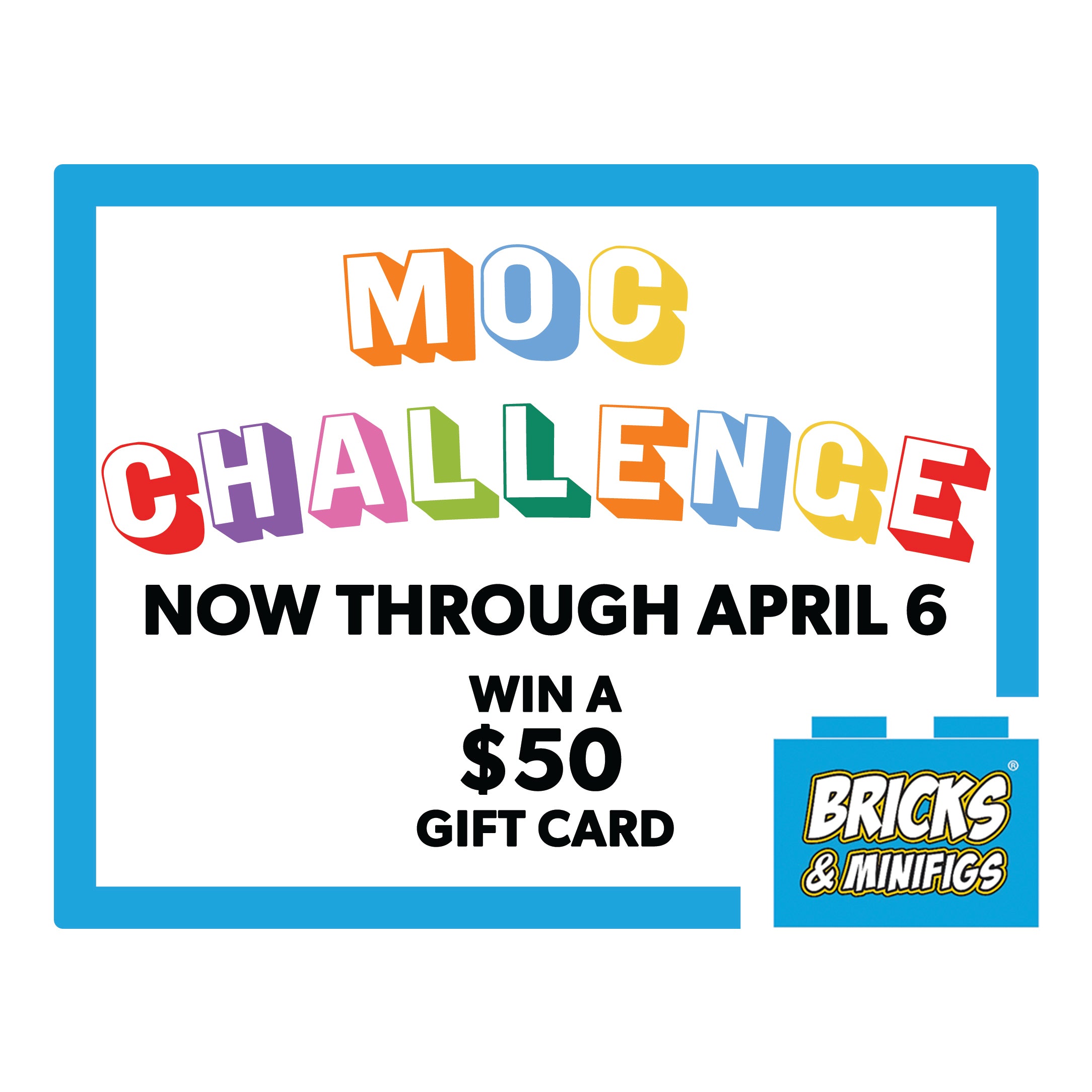 Bricks & Minifigs Anaheim MOC Challenge Entry Ticket