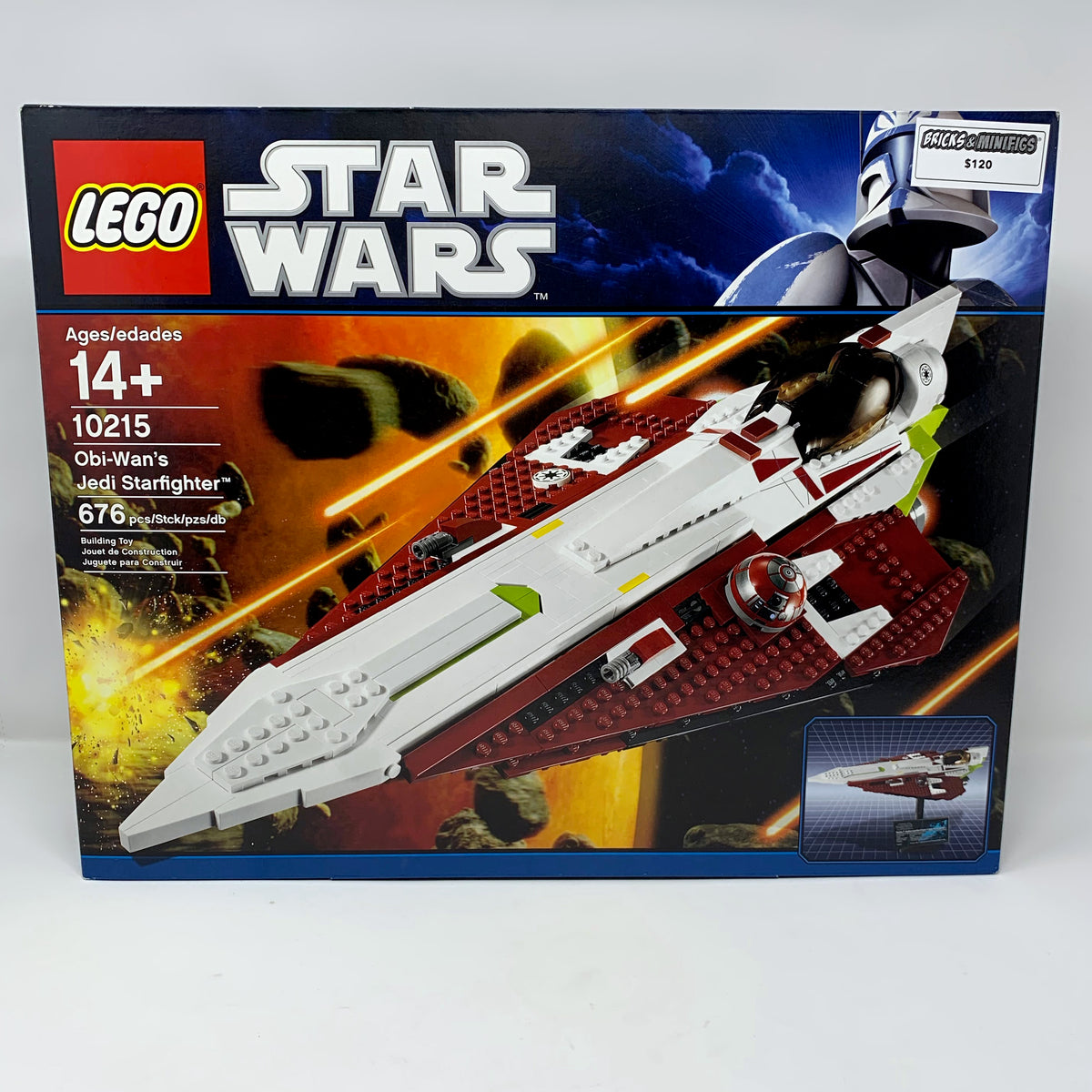 Retired 10215 Obi-Wans Jedi Starfighter